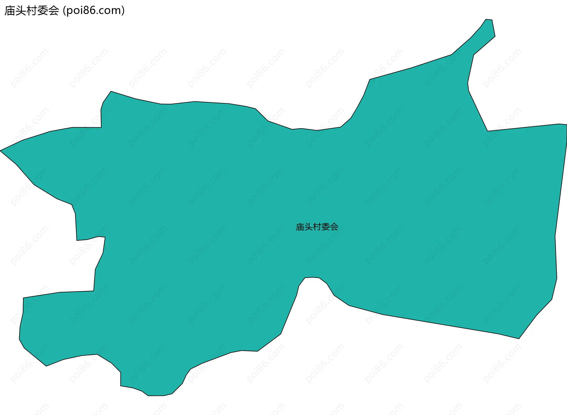 庙头村委会边界地图