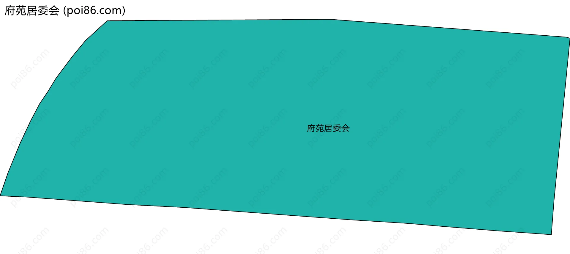 府苑居委会边界地图