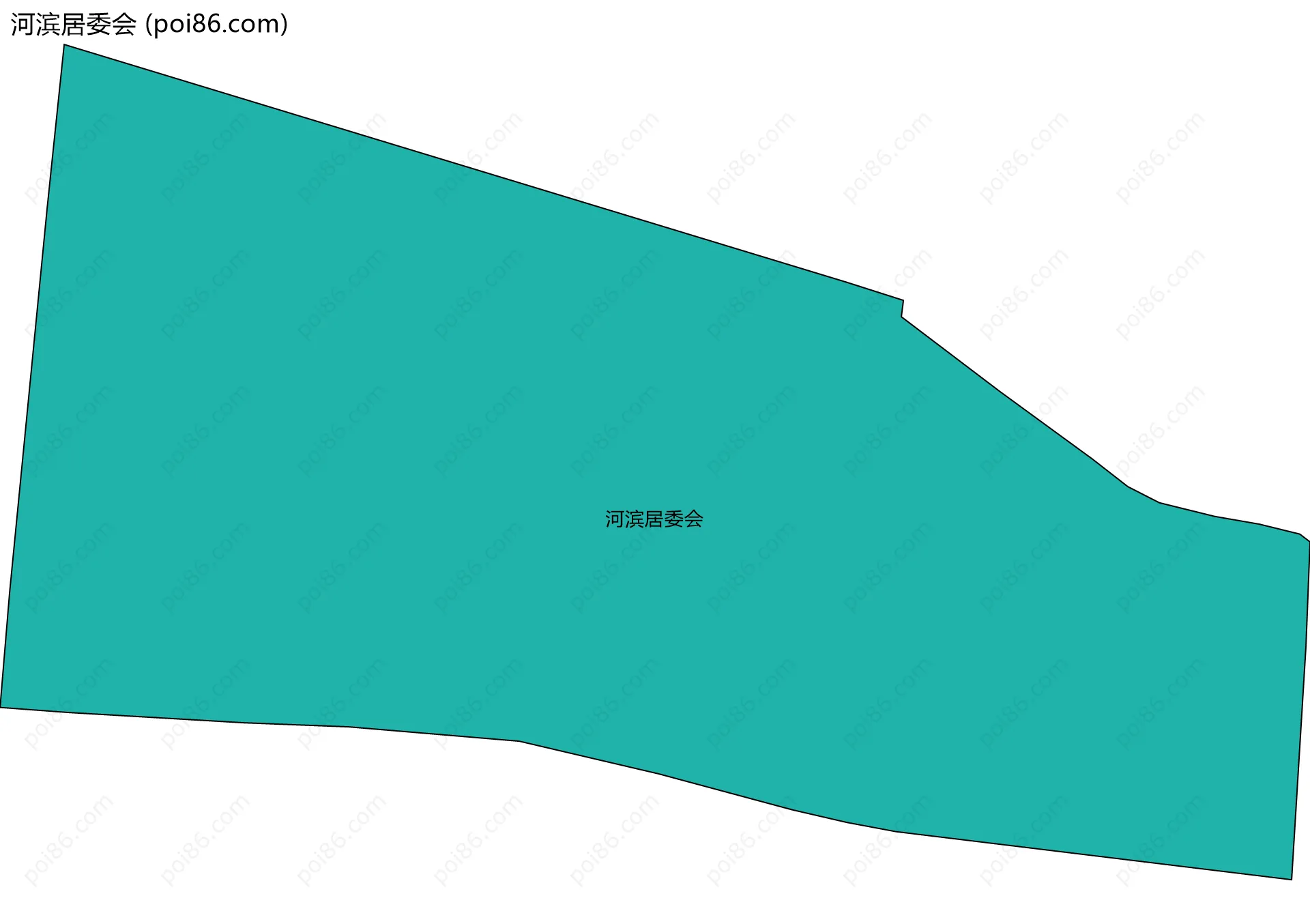 河滨居委会边界地图