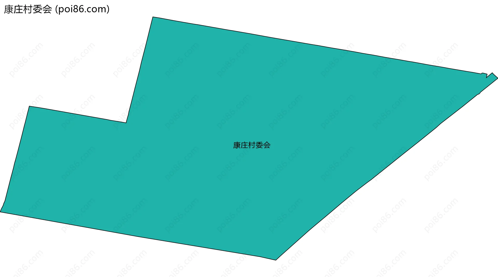 康庄村委会边界地图