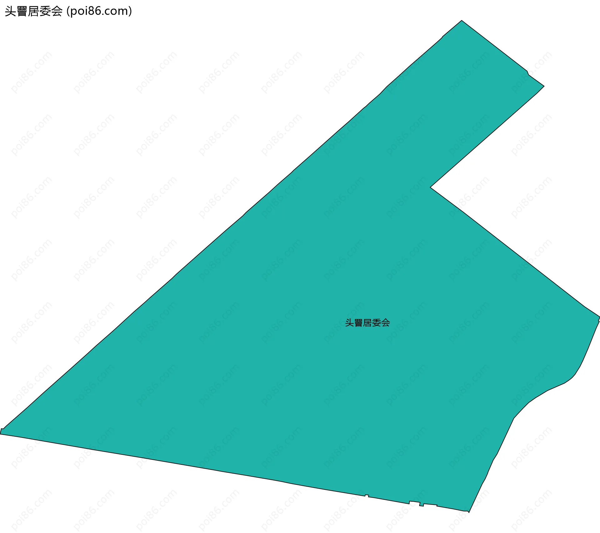 头罾居委会边界地图