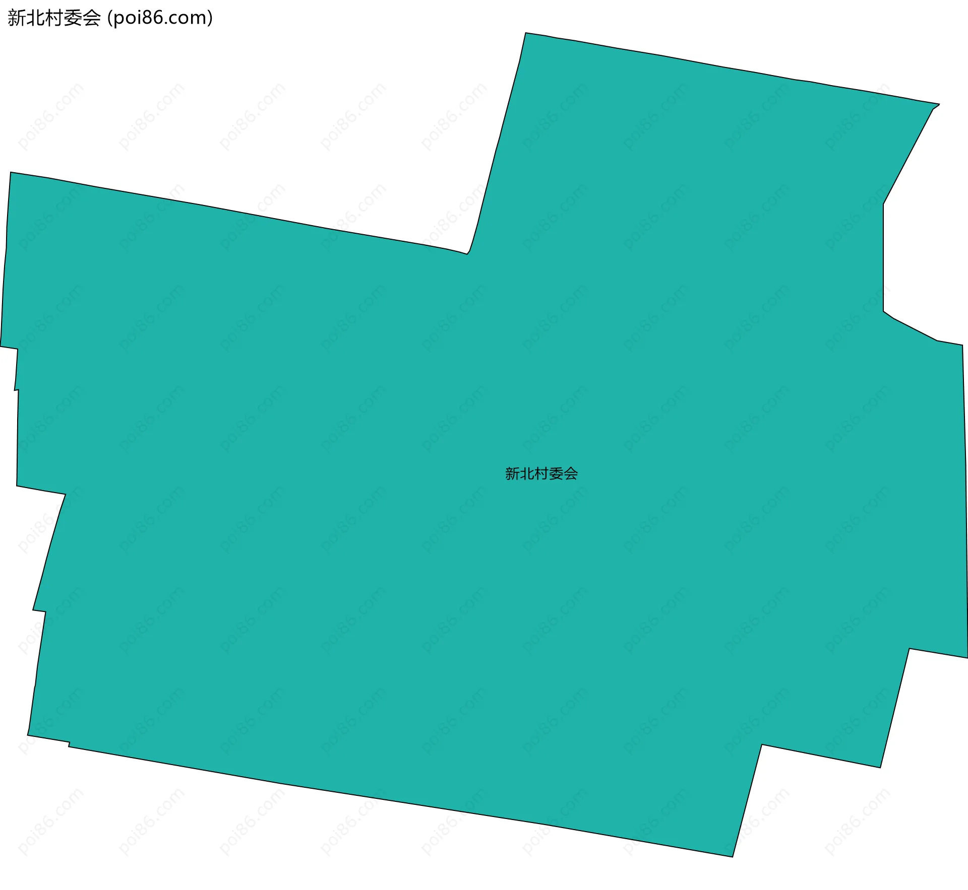 新北村委会边界地图