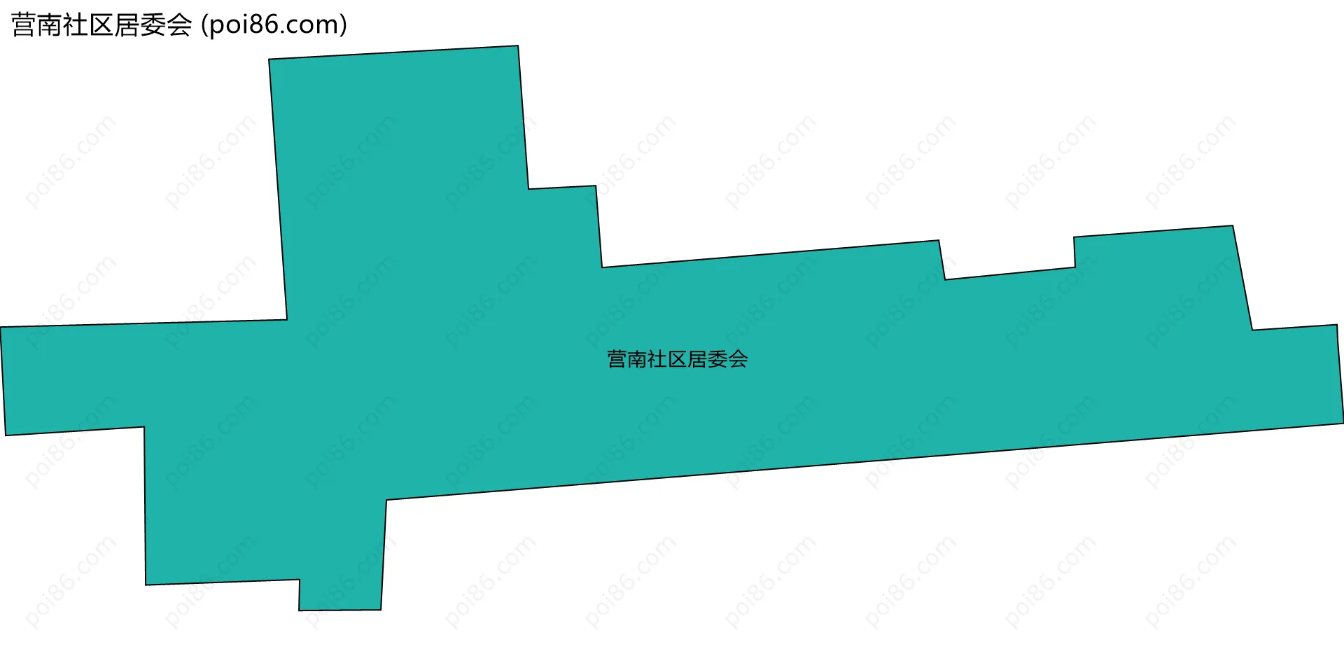 营南社区居委会边界地图