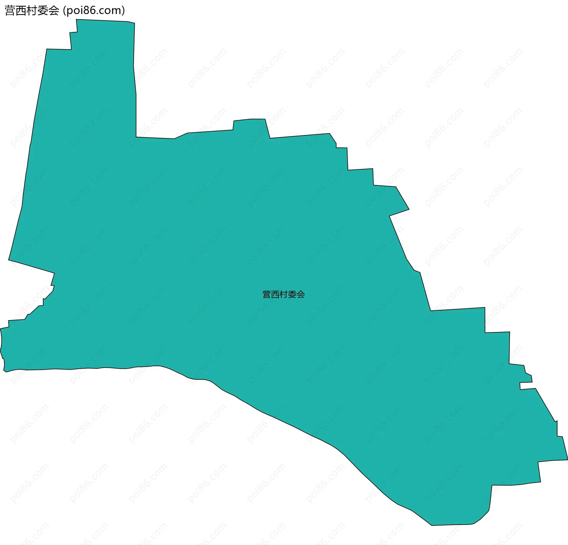 营西村委会边界地图