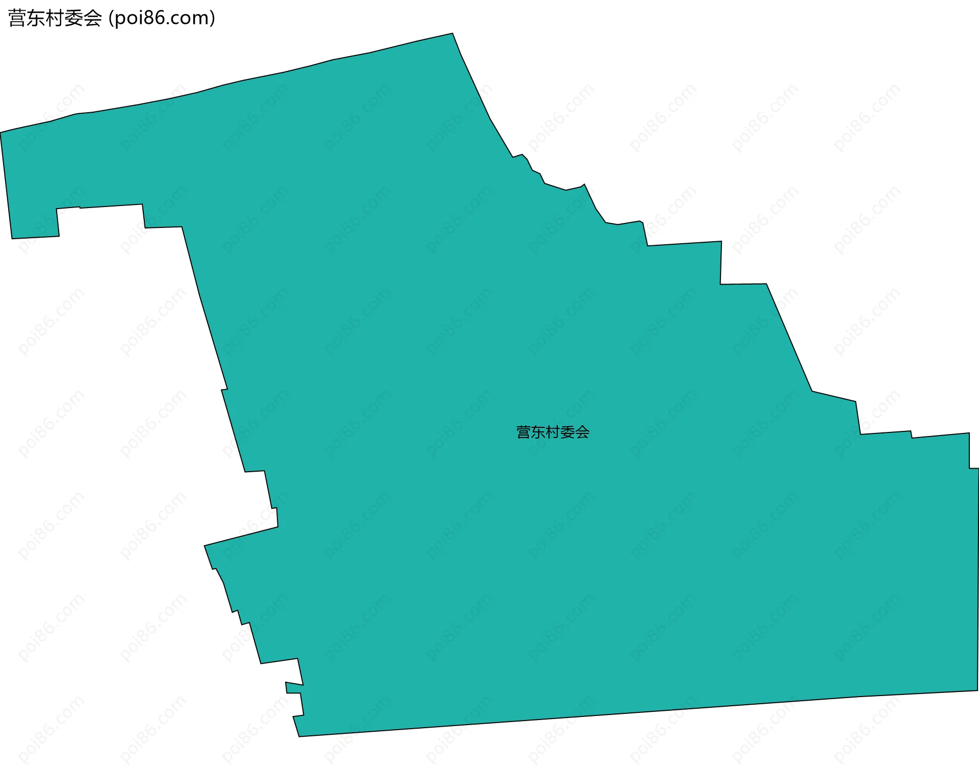 营东村委会边界地图