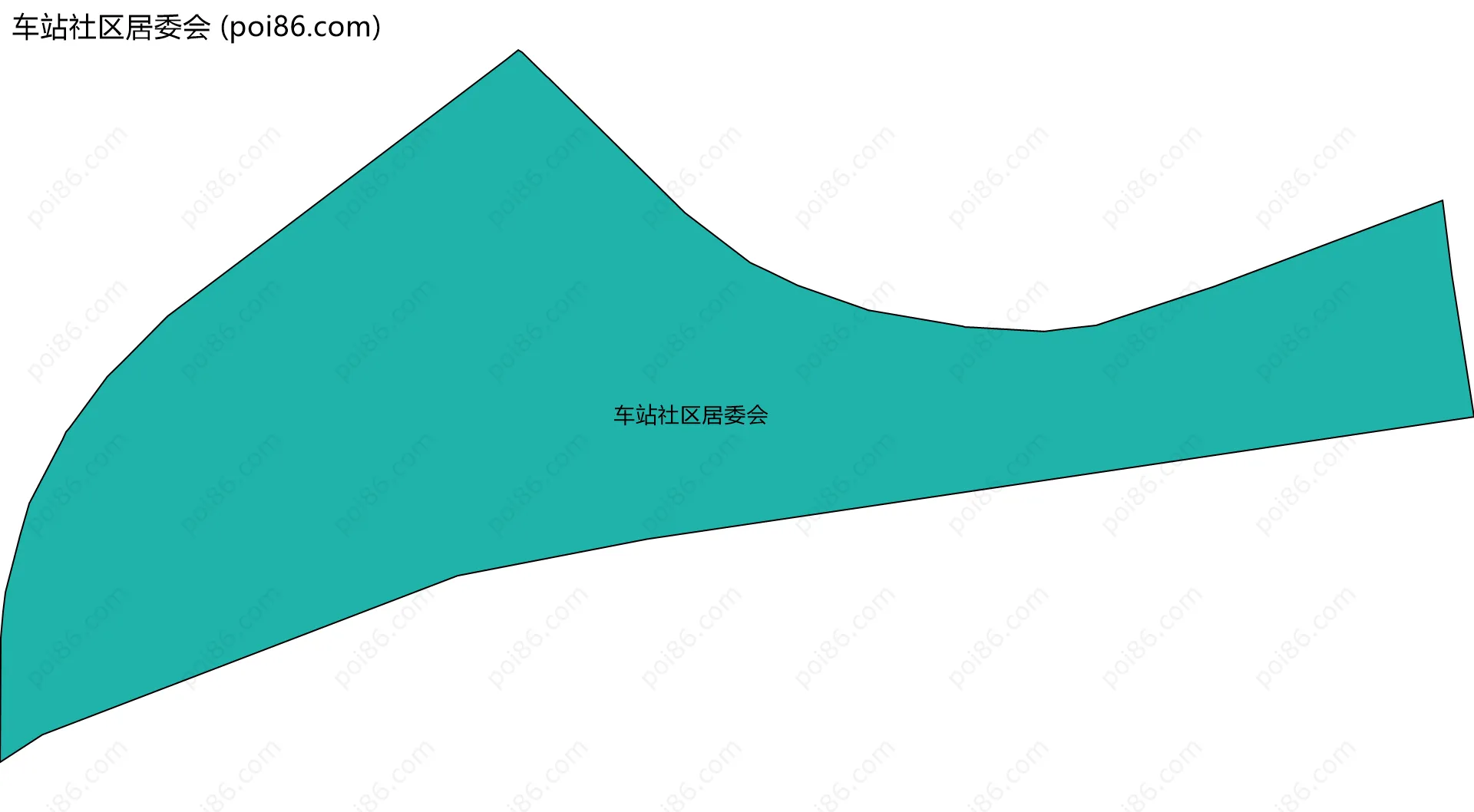 车站社区居委会边界地图