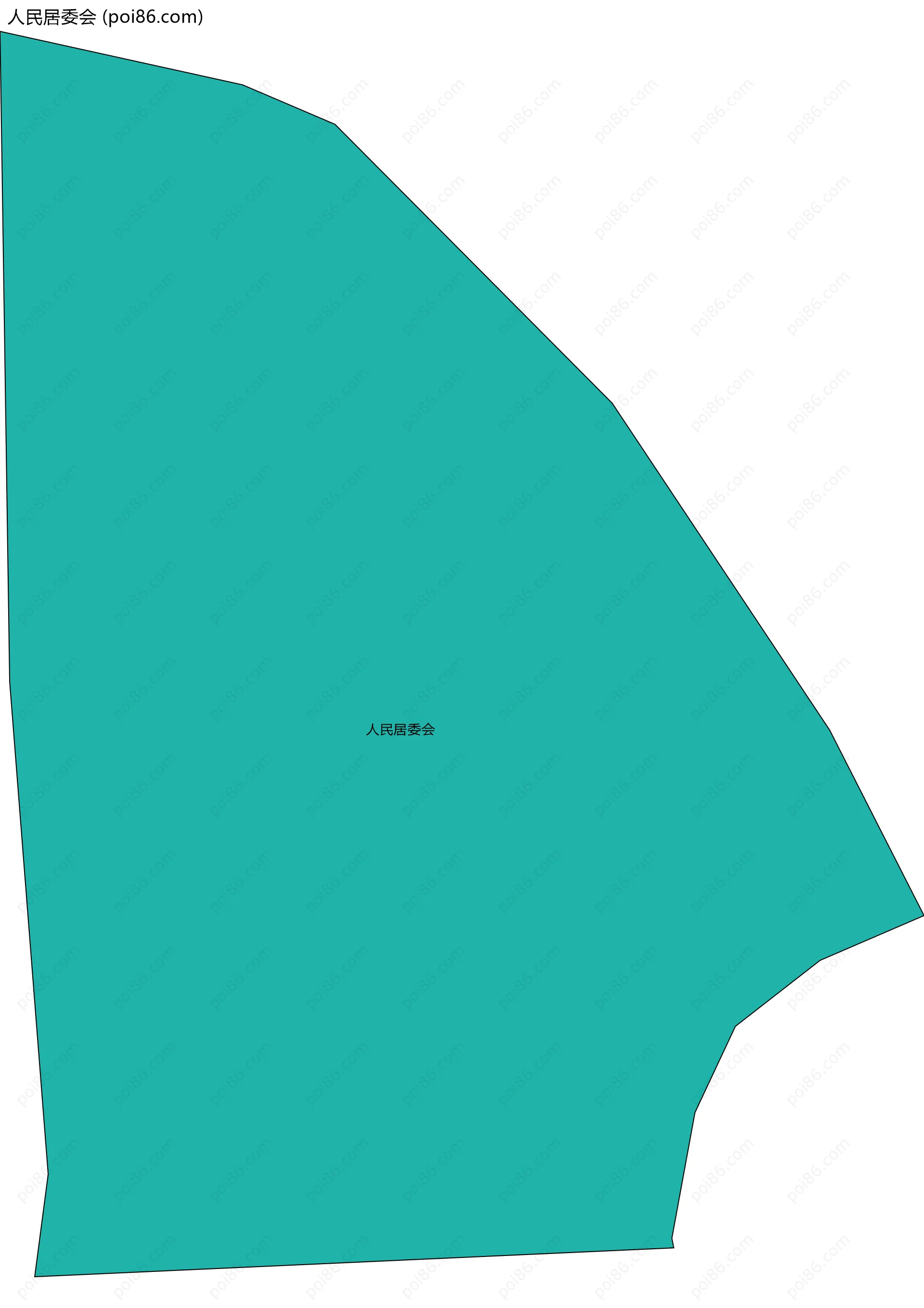 人民居委会边界地图