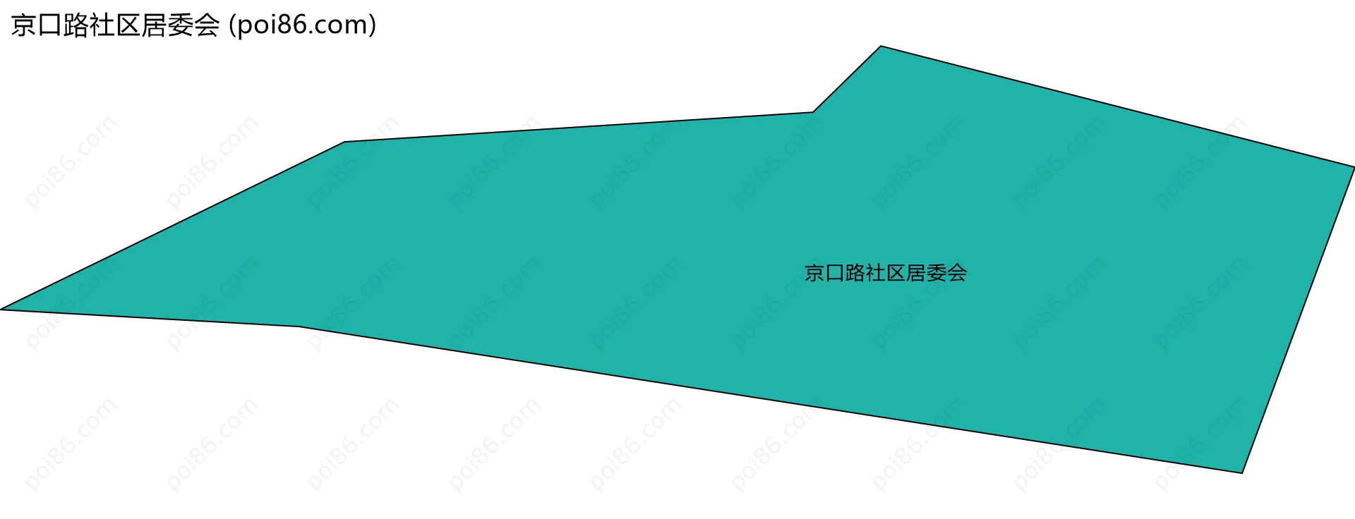 京口路社区居委会边界地图