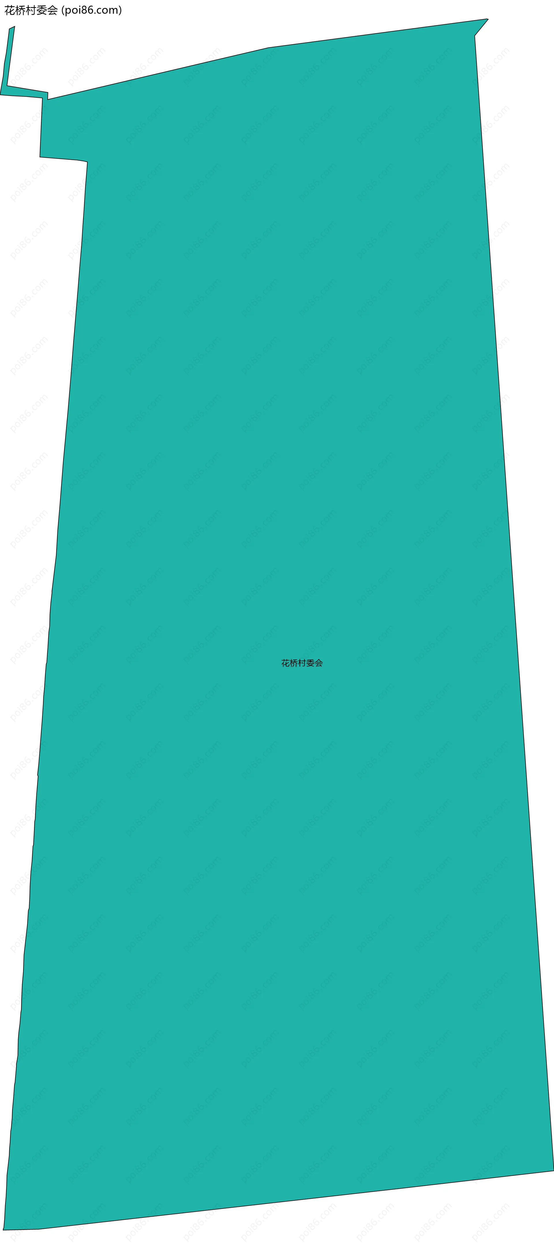 花桥村委会边界地图