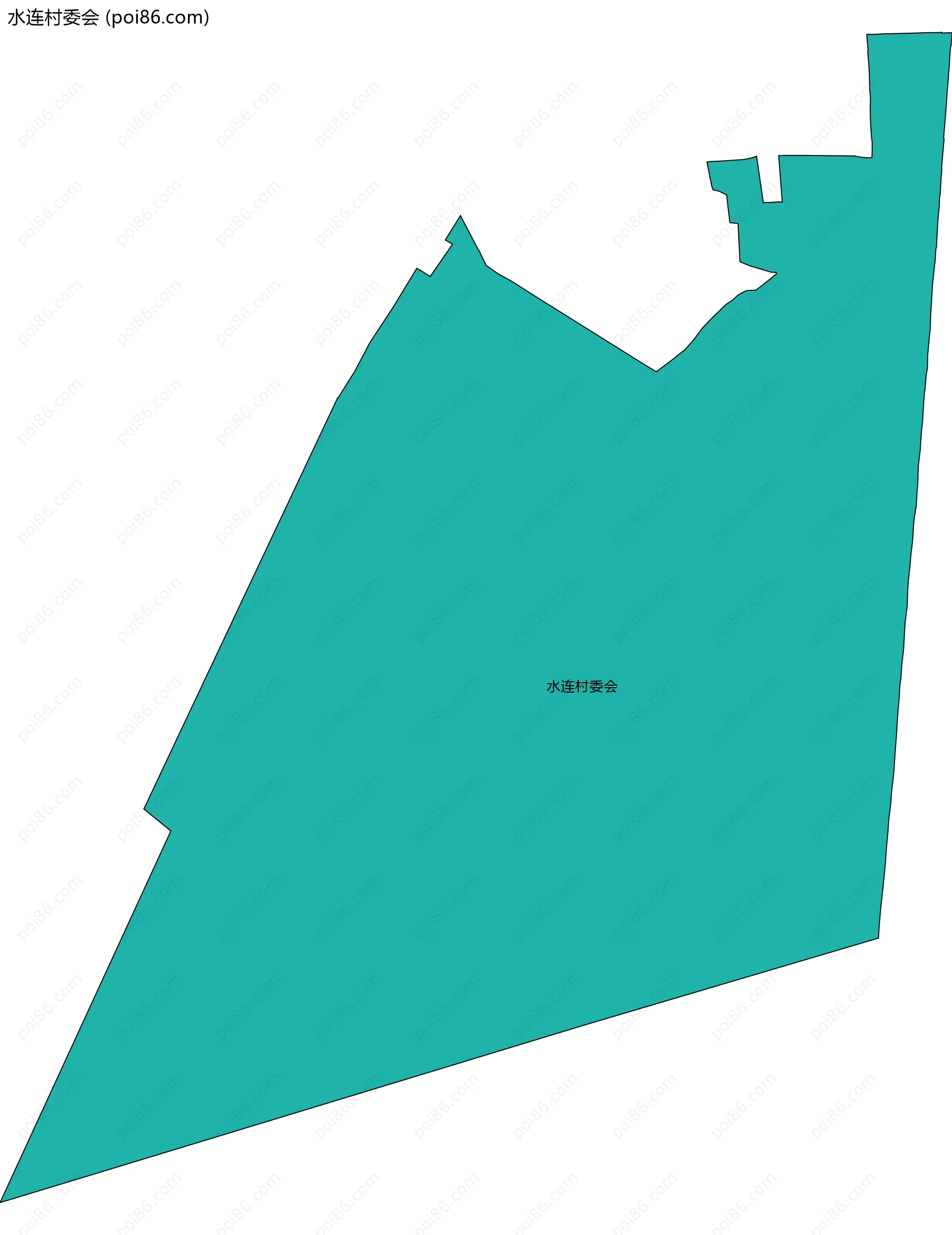 水连村委会边界地图