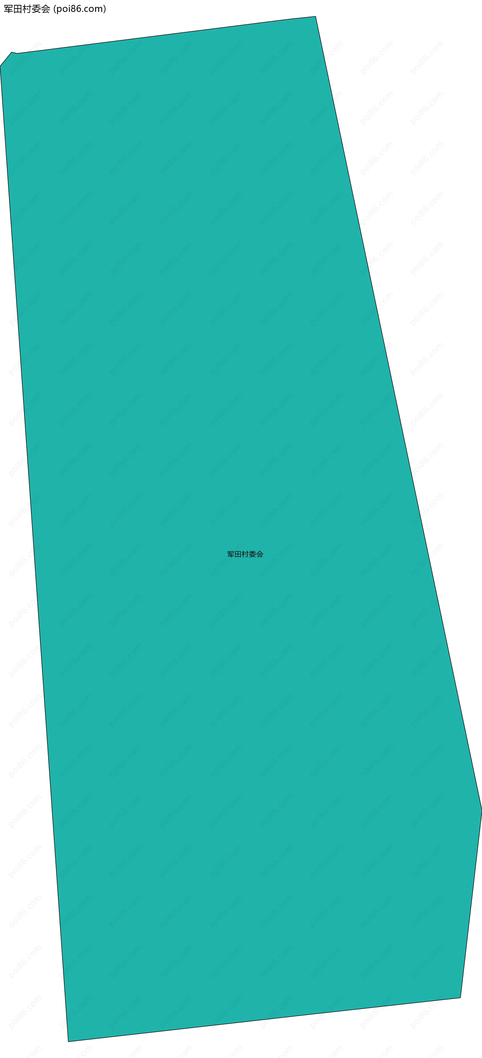 军田村委会边界地图