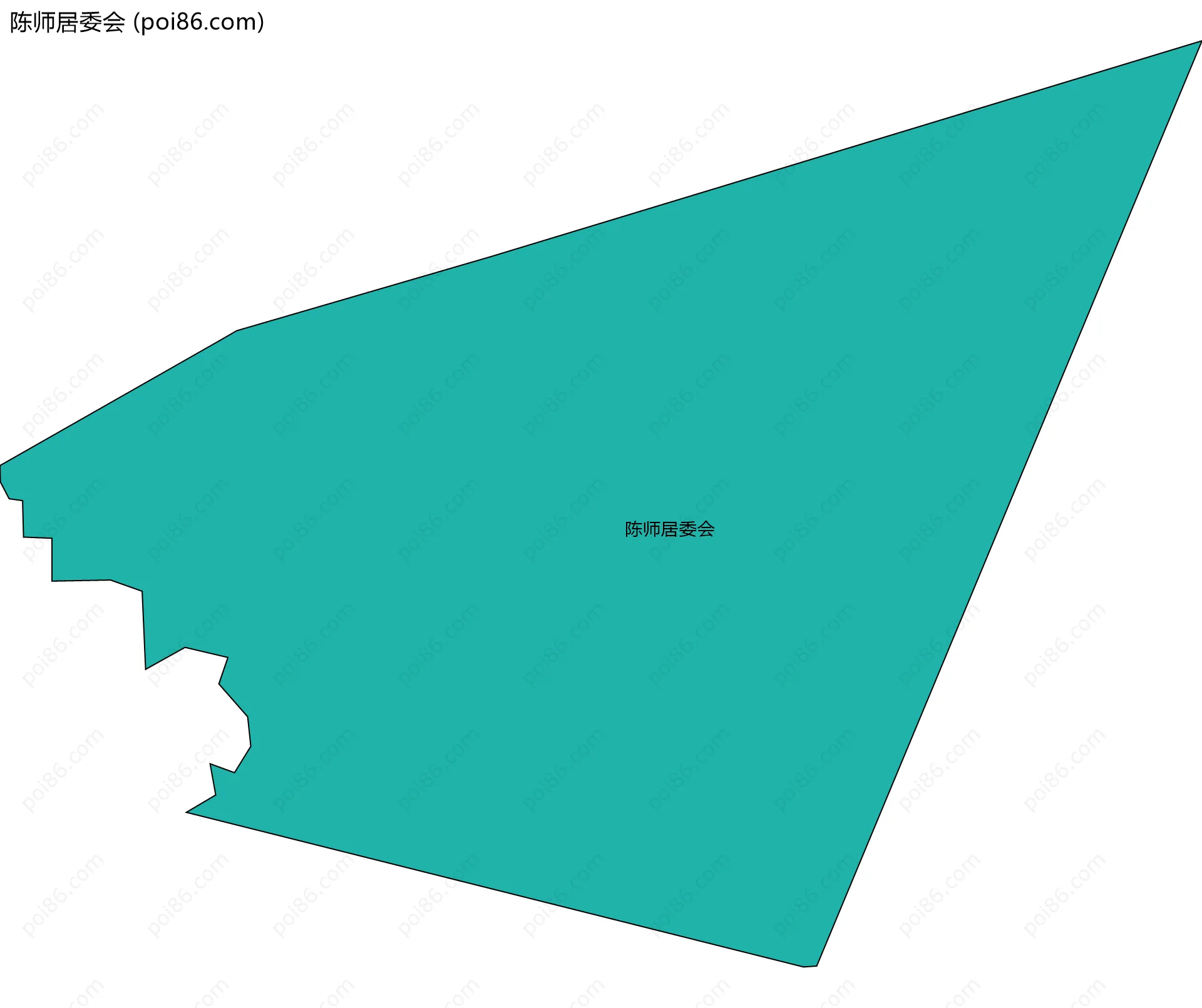 陈师居委会边界地图