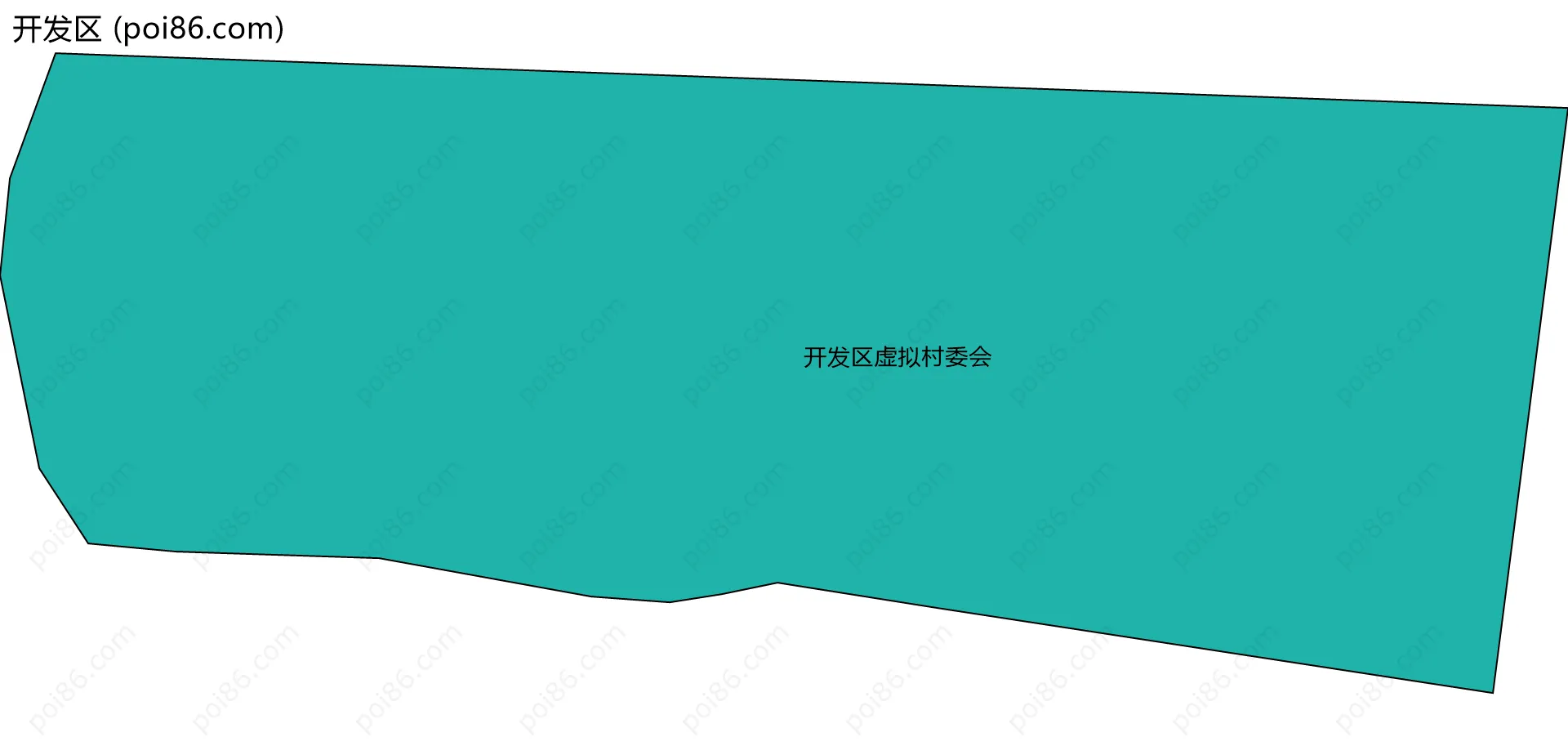 开发区边界地图(五级行政区划)