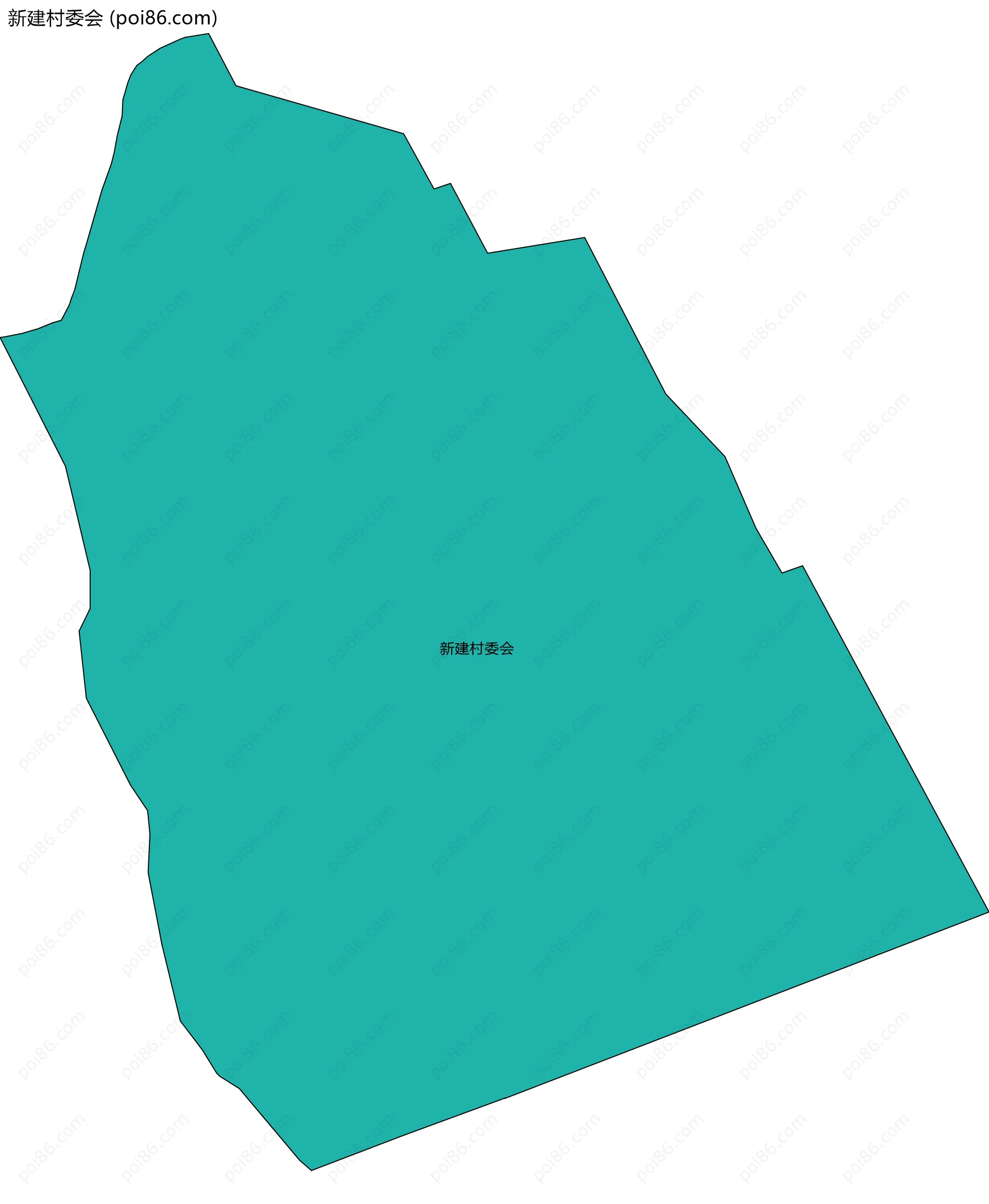 新建村委会边界地图