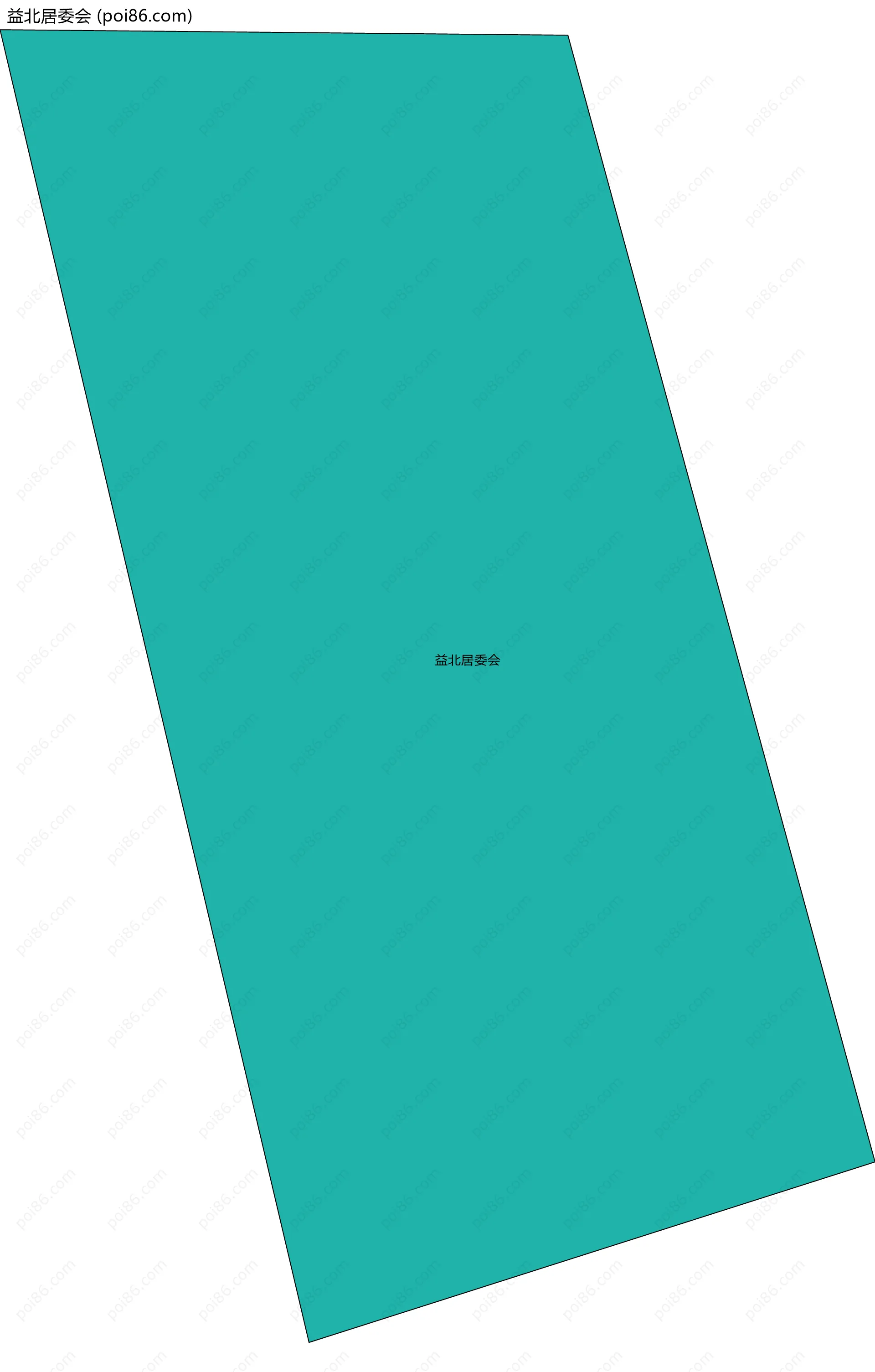 益北居委会边界地图