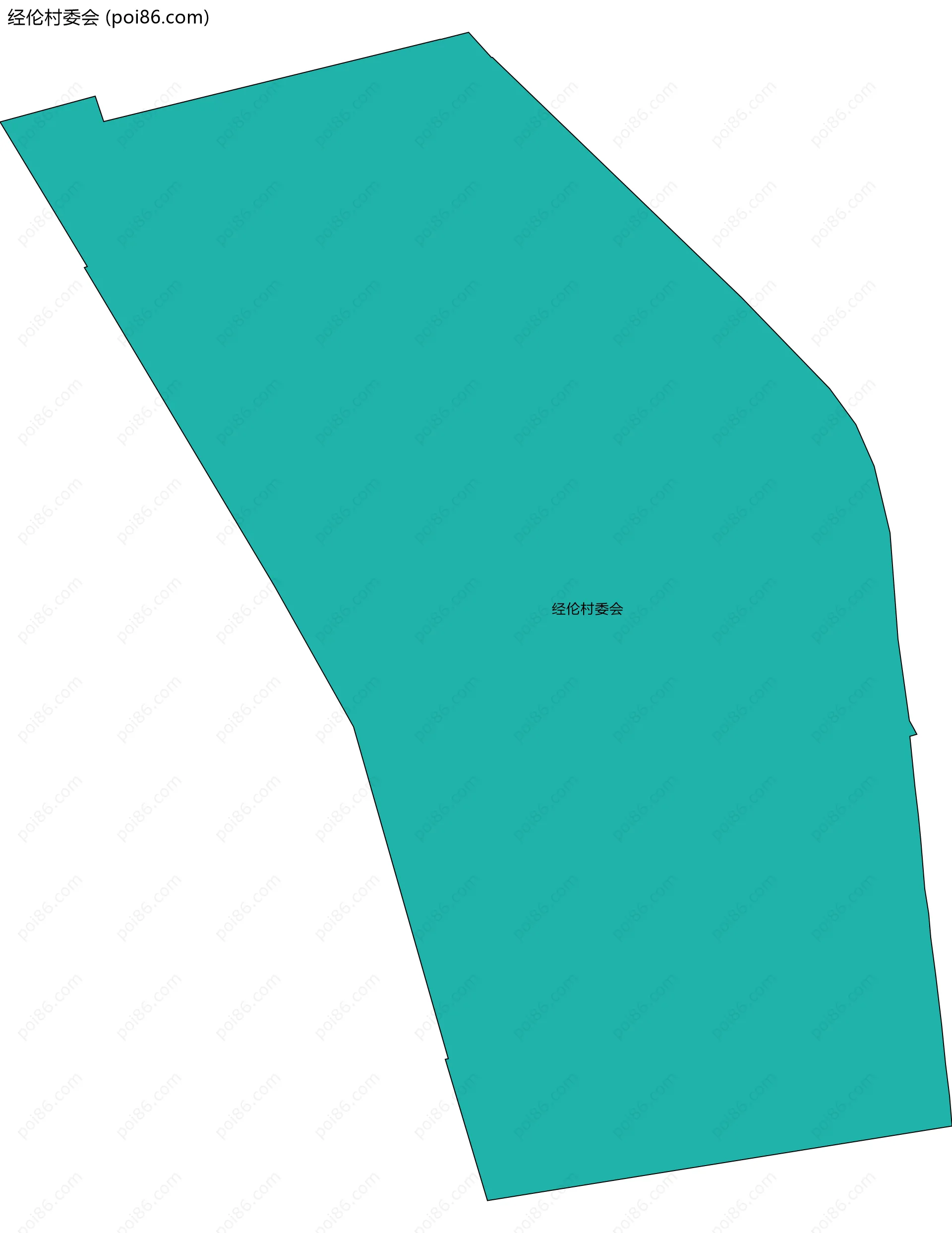 经伦村委会边界地图