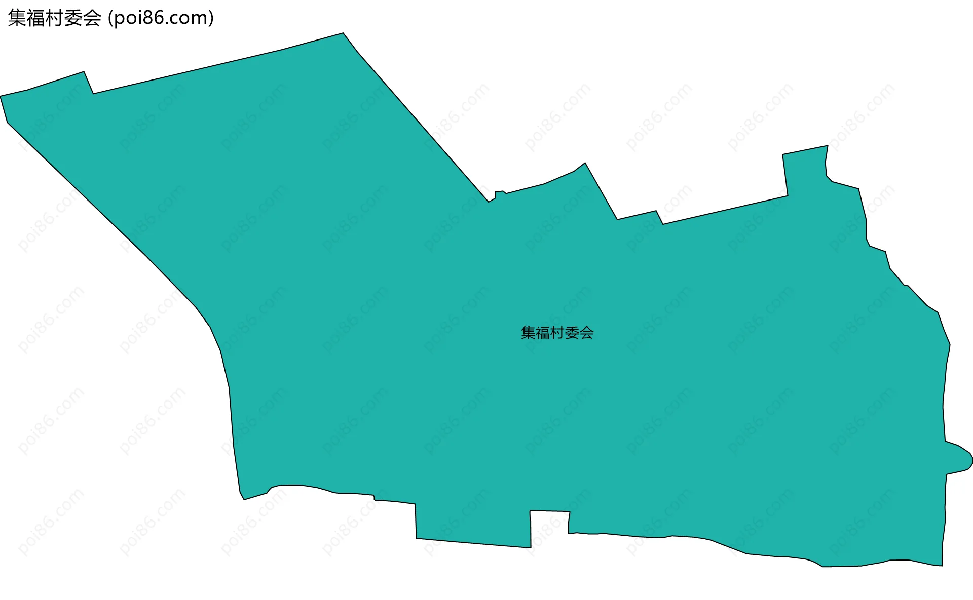 集福村委会边界地图