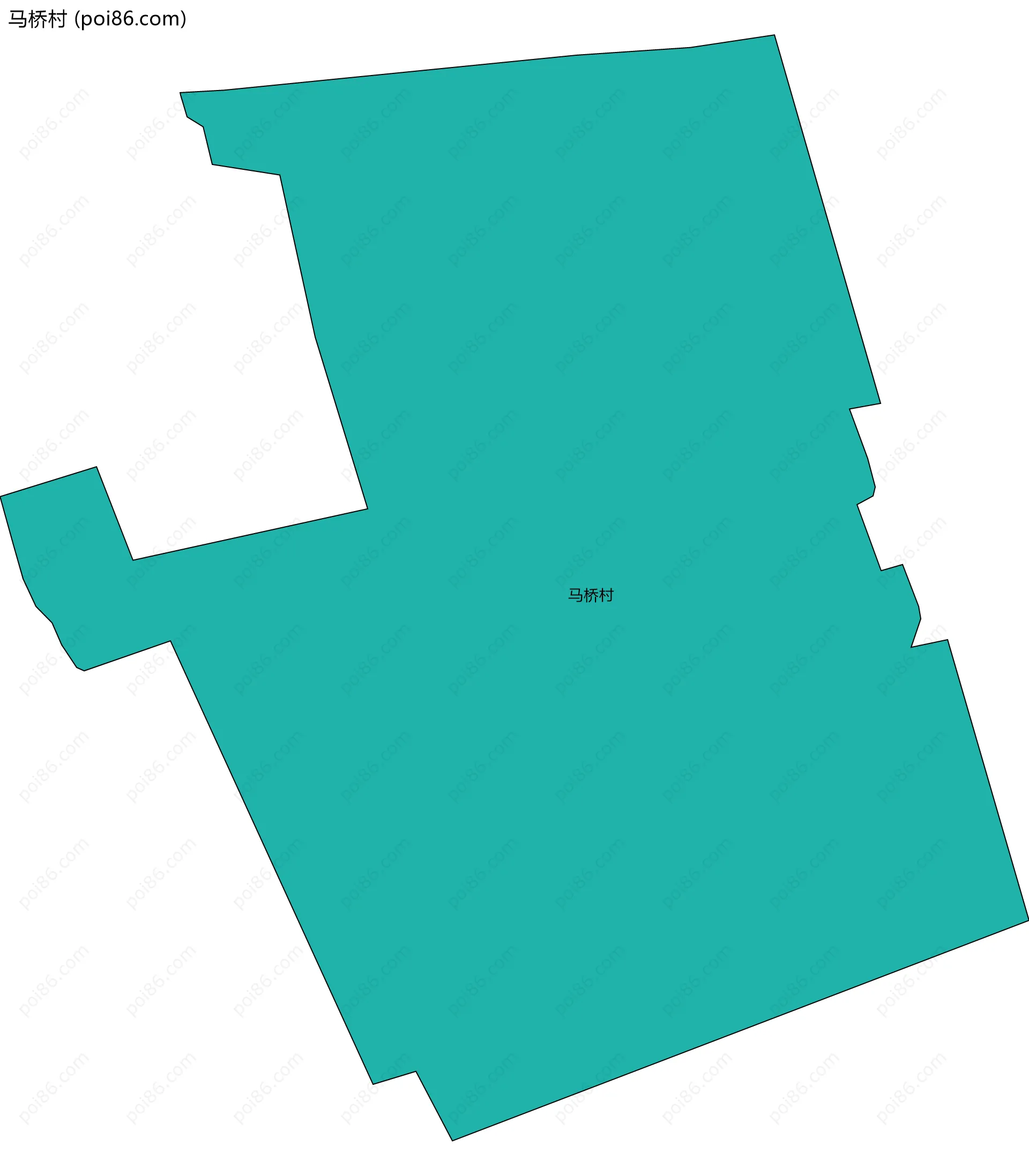 马桥村边界地图