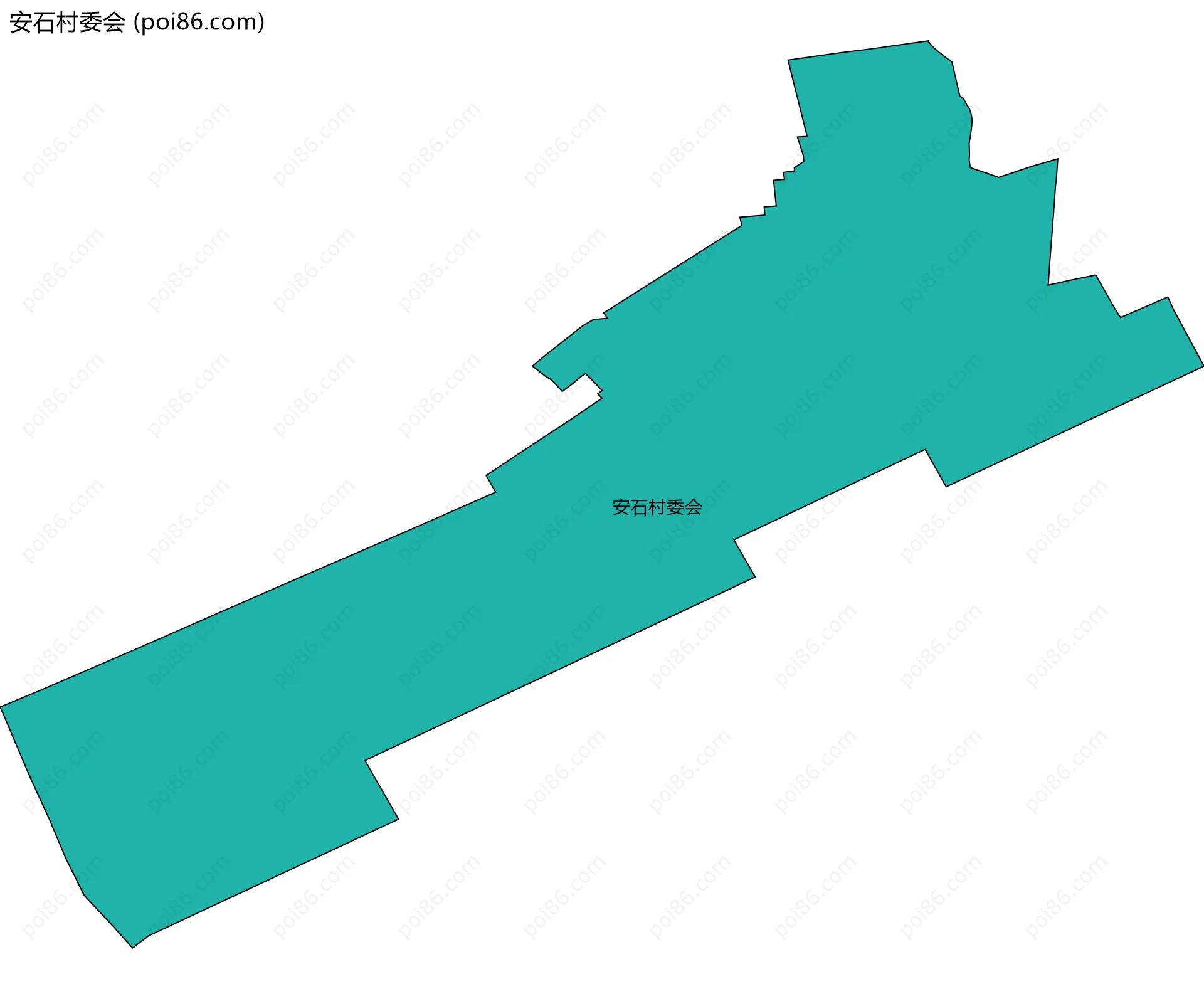 安石村委会边界地图