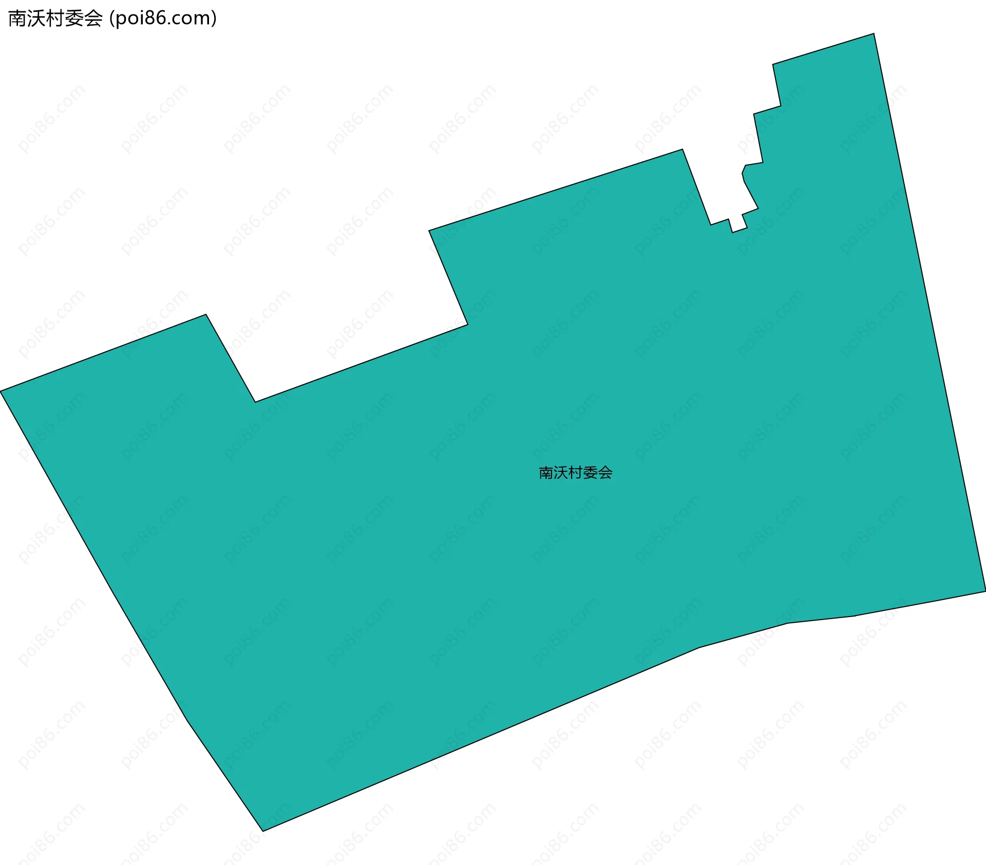 南沃村委会边界地图