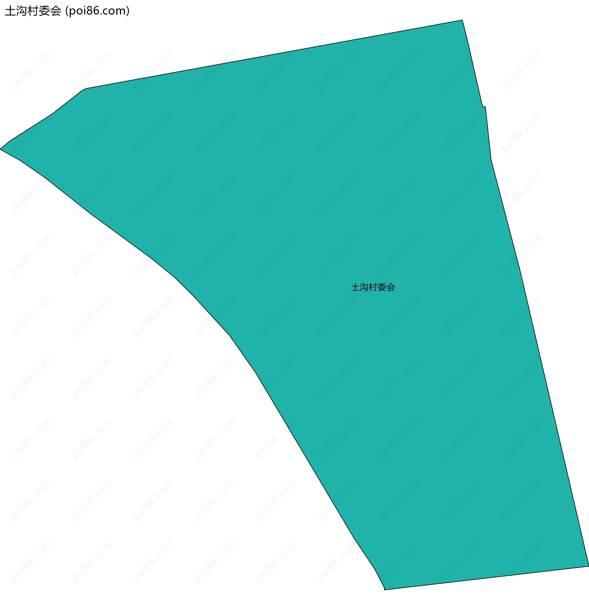 土沟村委会边界地图
