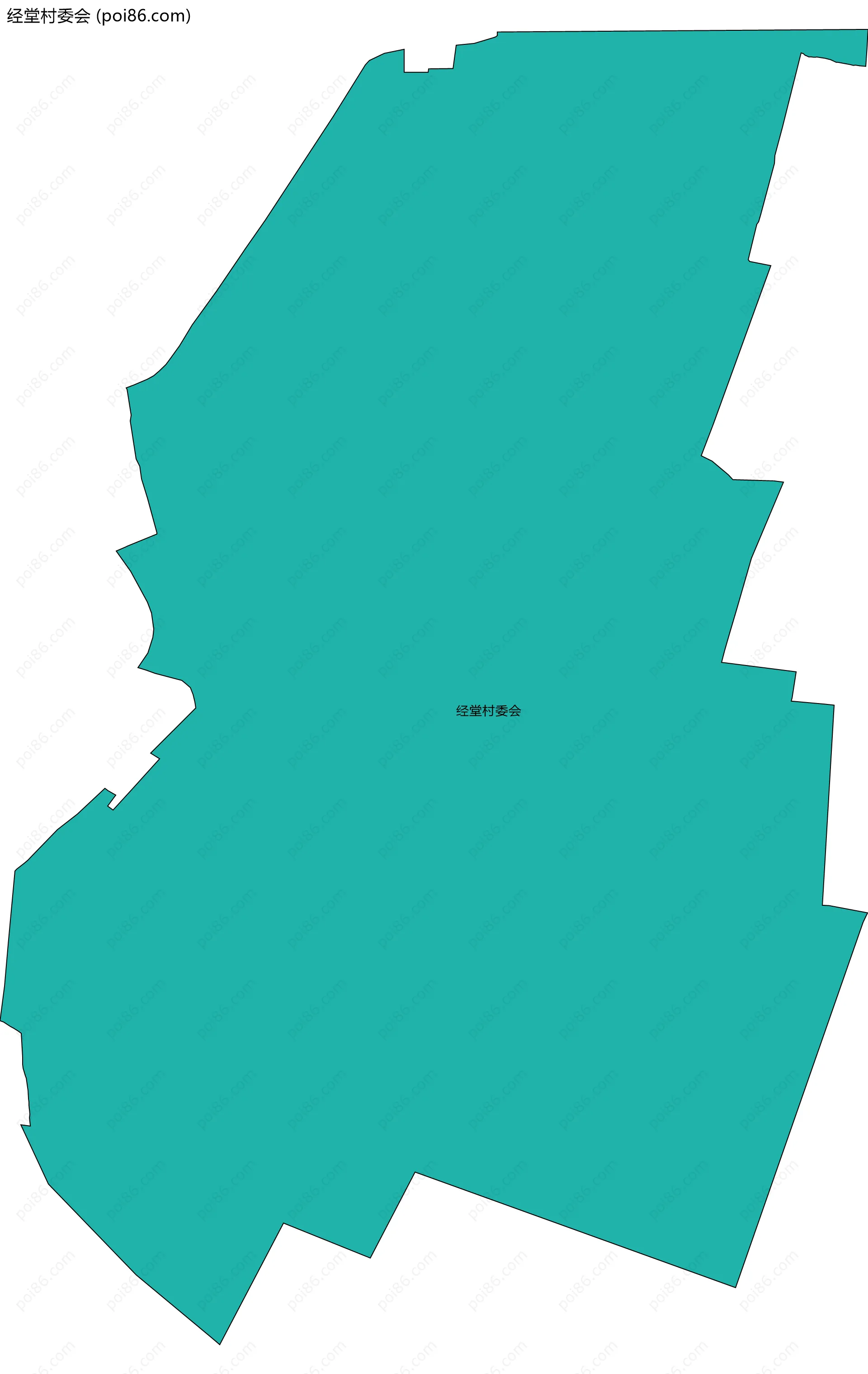 经堂村委会边界地图