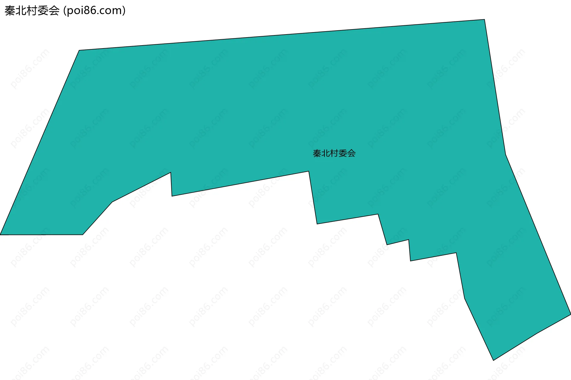 秦北村委会边界地图