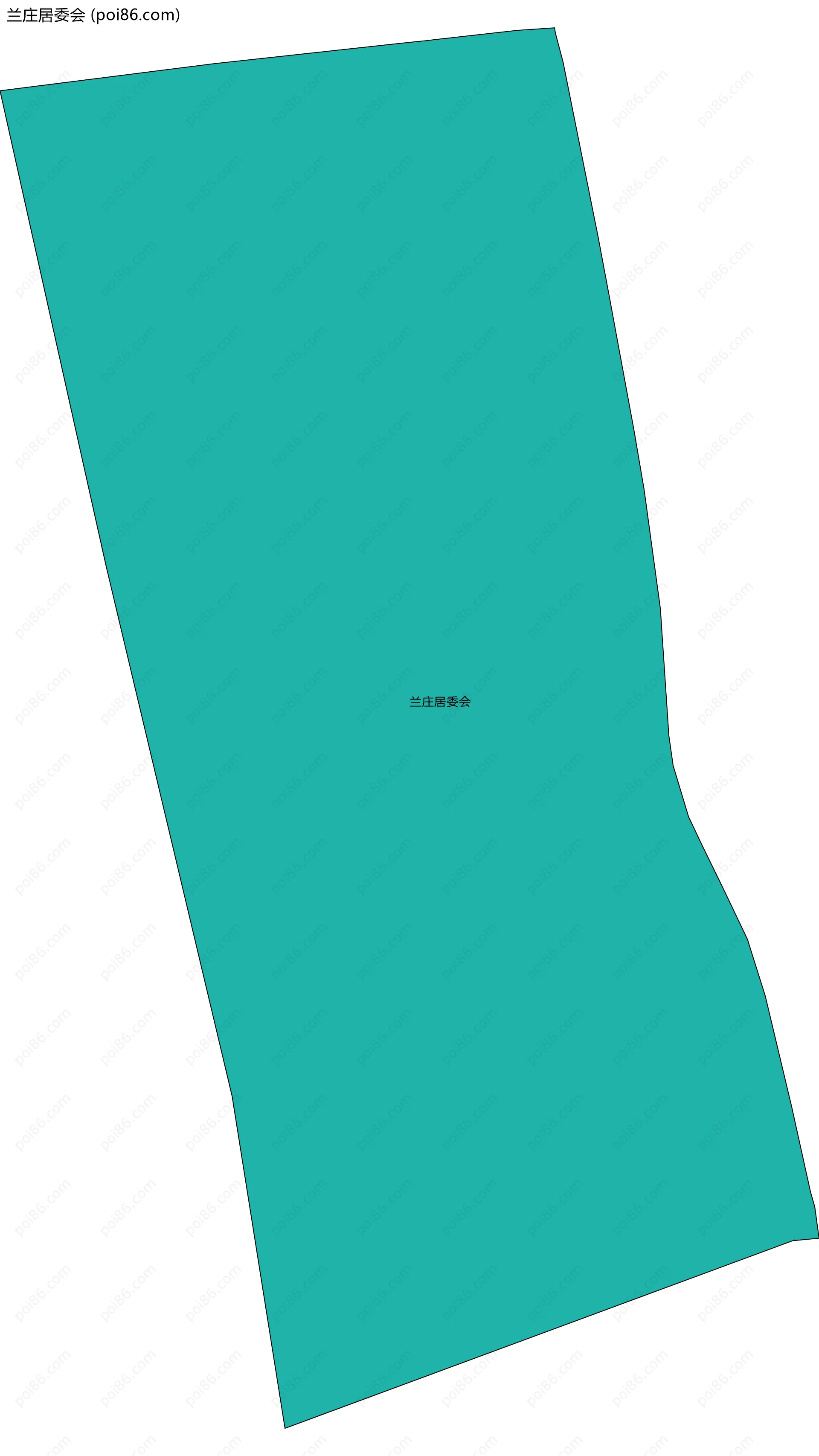 兰庄居委会边界地图