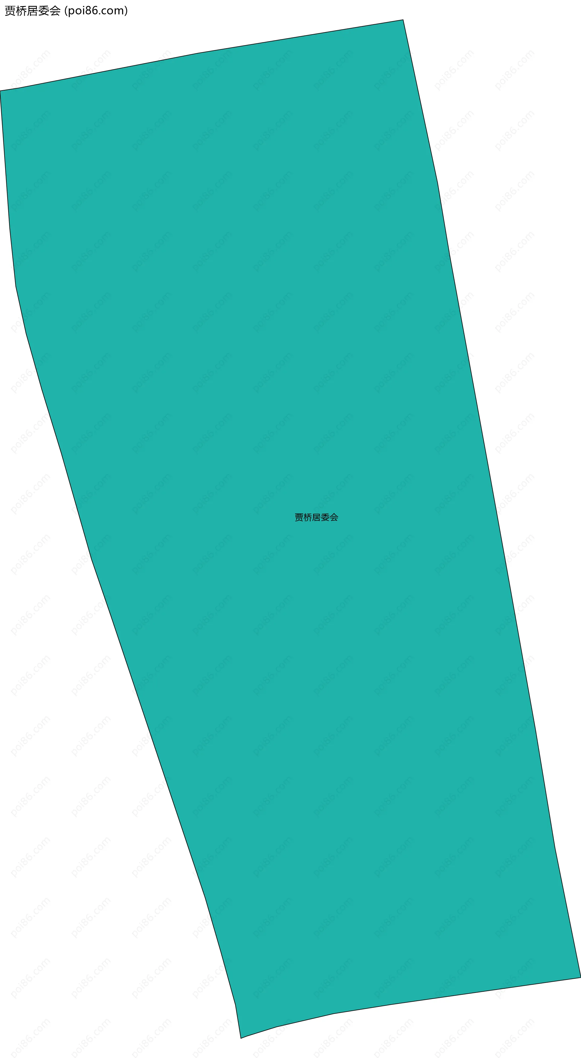 贾桥居委会边界地图