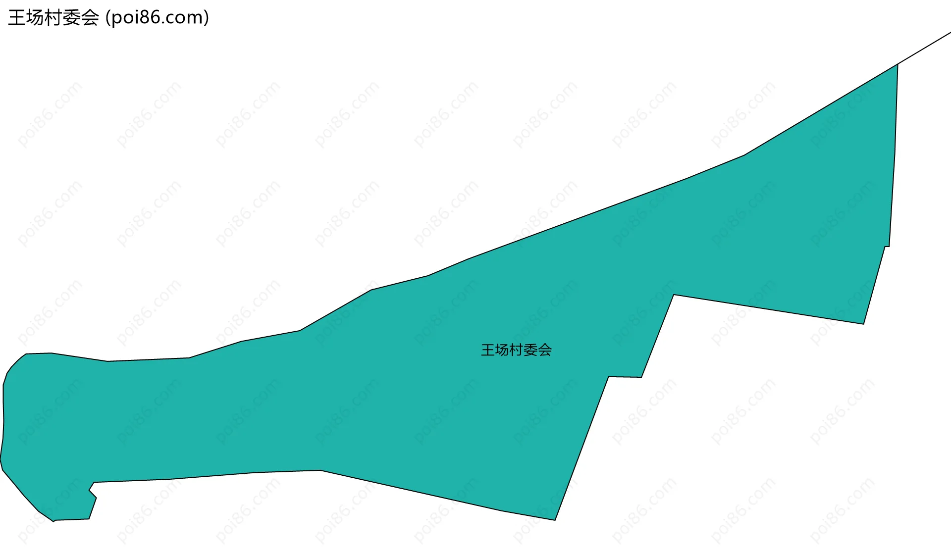 王场村委会边界地图