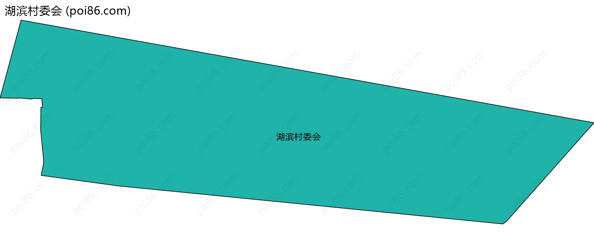 湖滨村委会边界地图