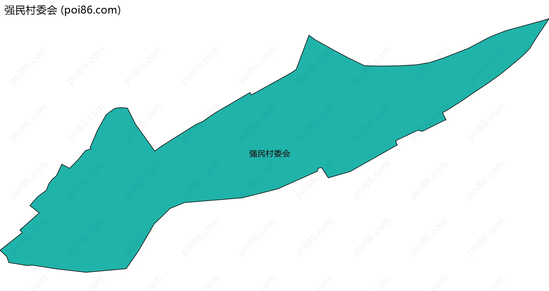 强民村委会边界地图