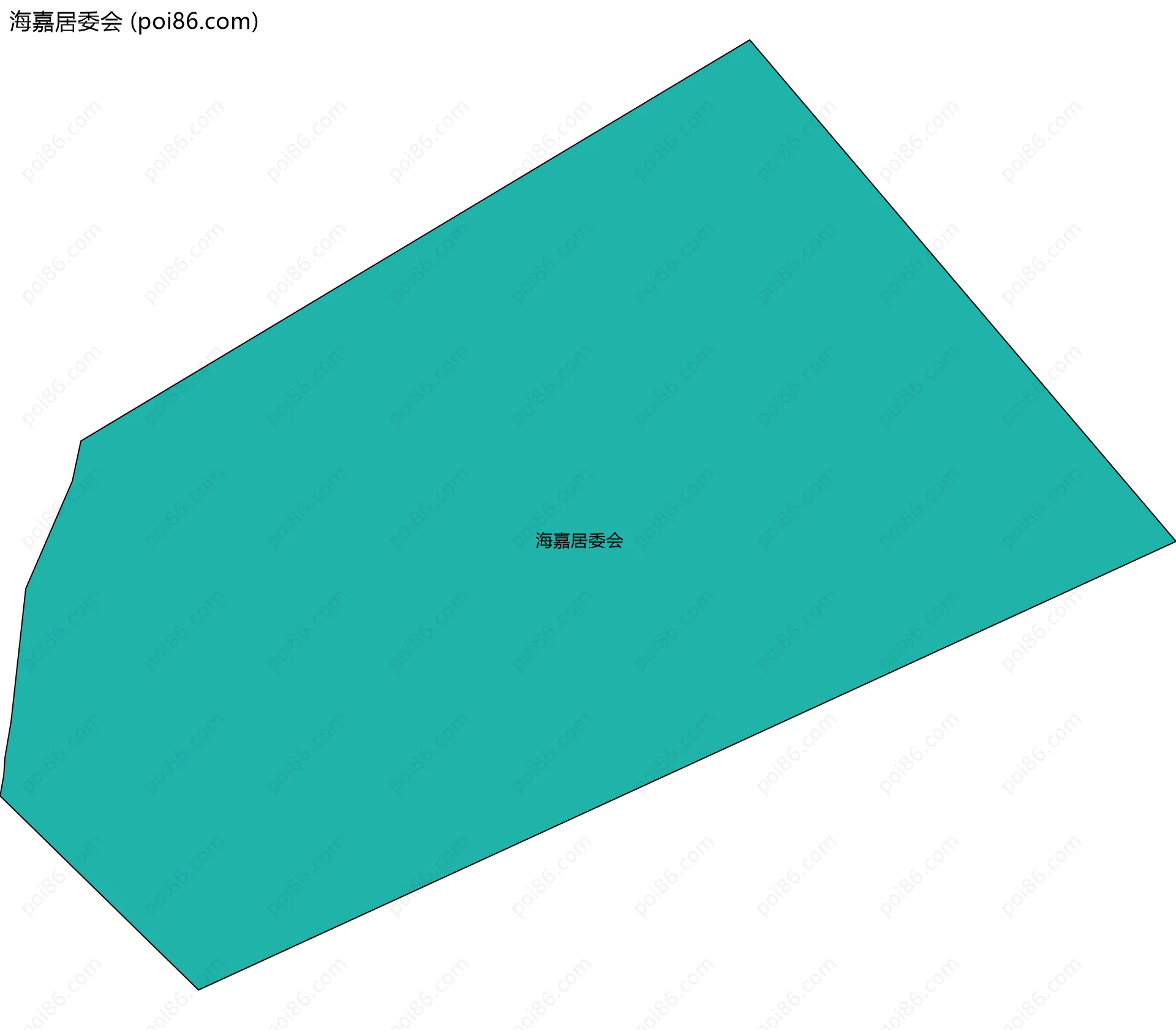 海嘉居委会边界地图