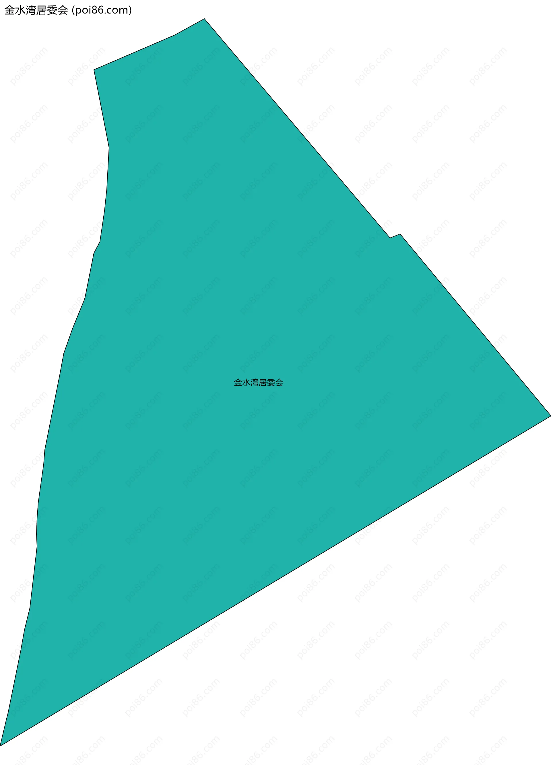 金水湾居委会边界地图