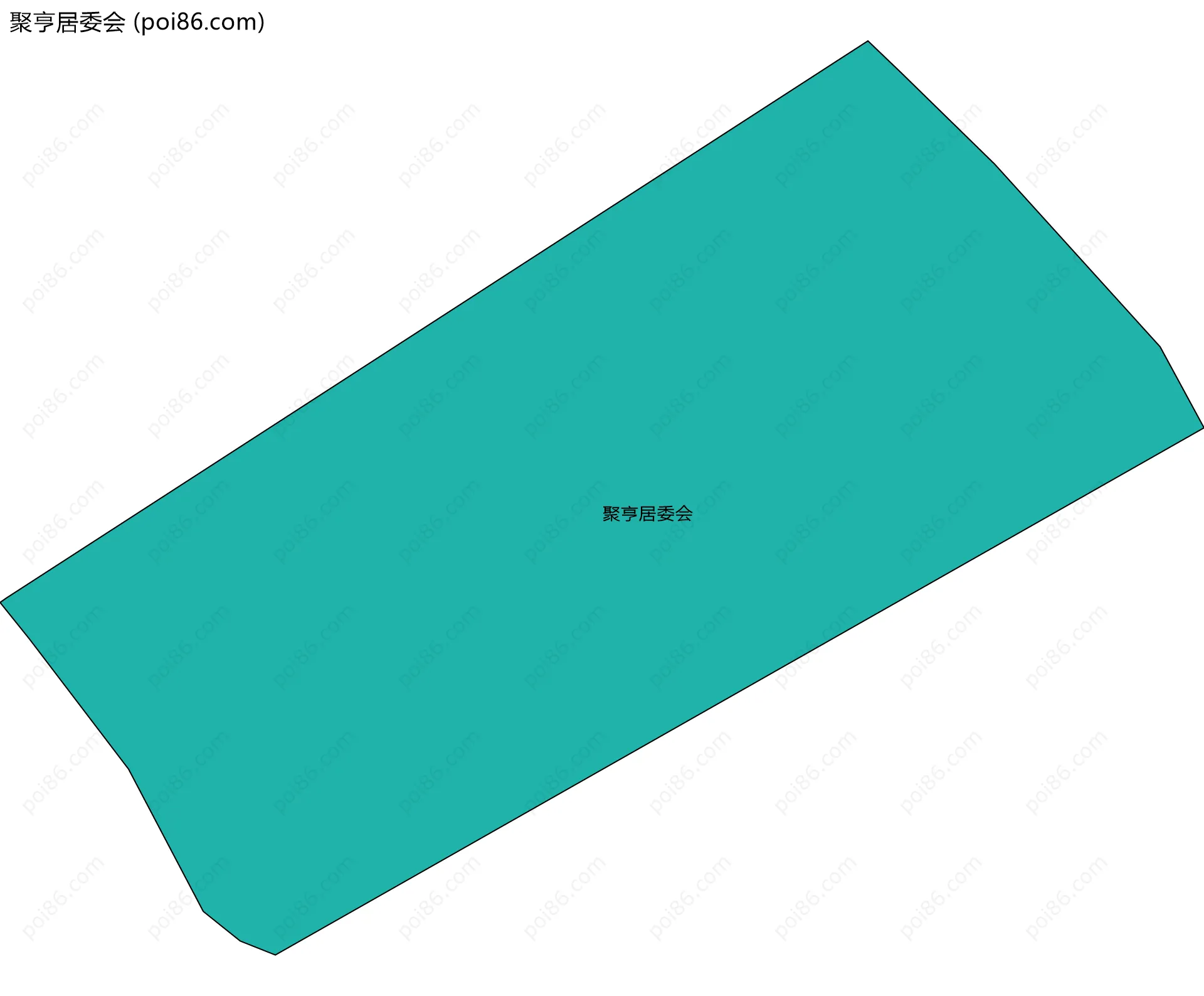 聚亨居委会边界地图