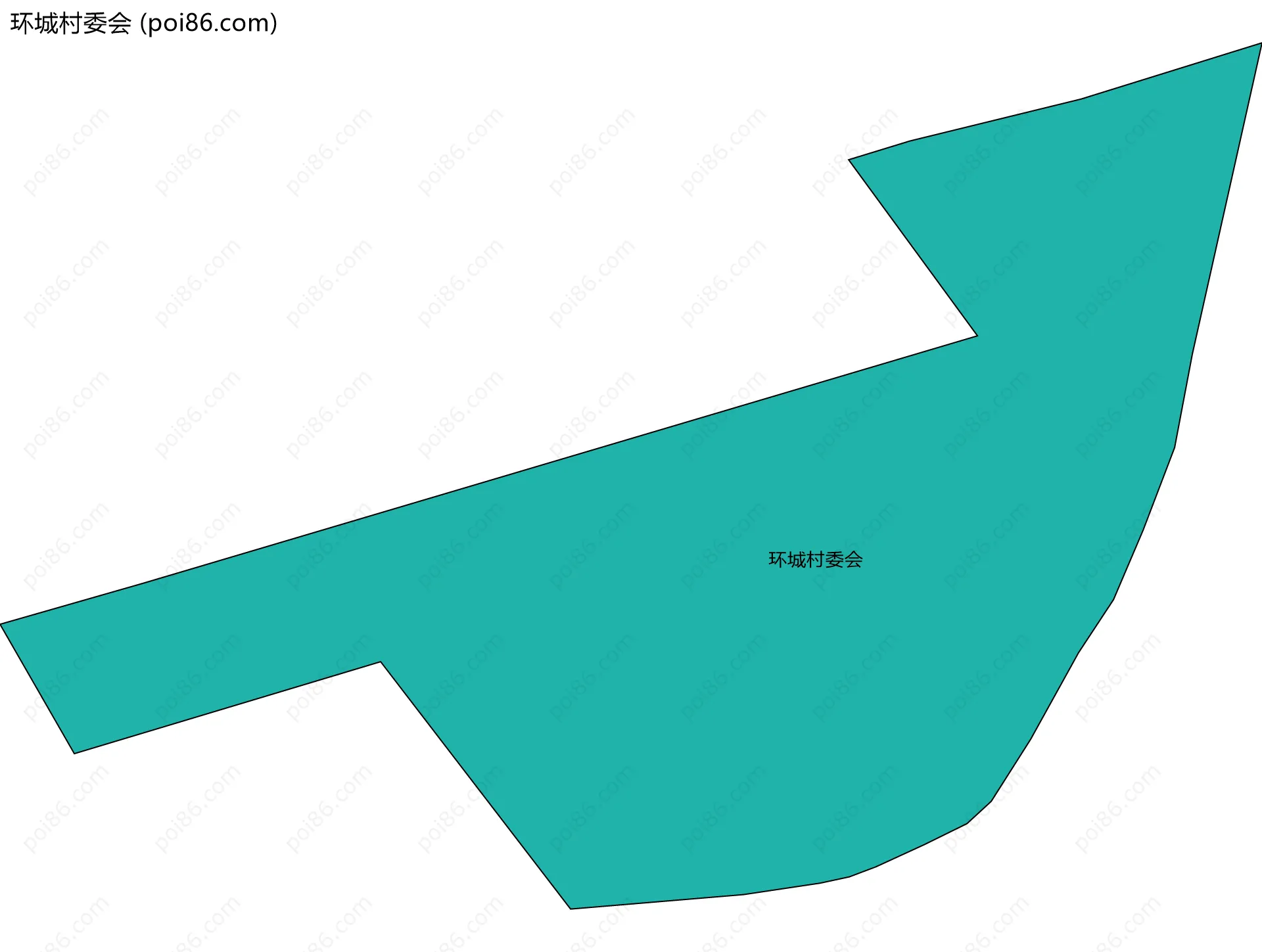环城村委会边界地图