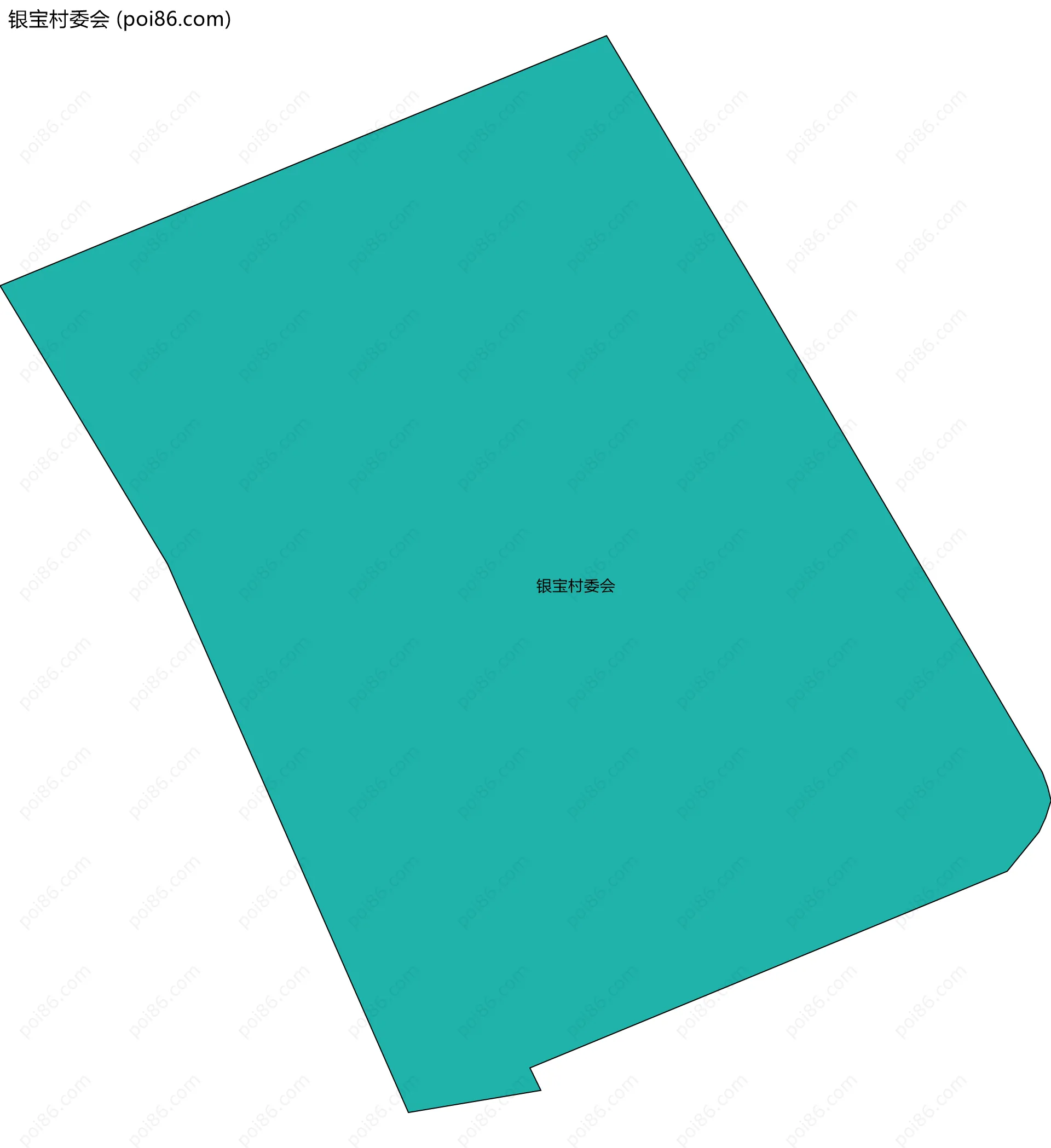 银宝村委会边界地图