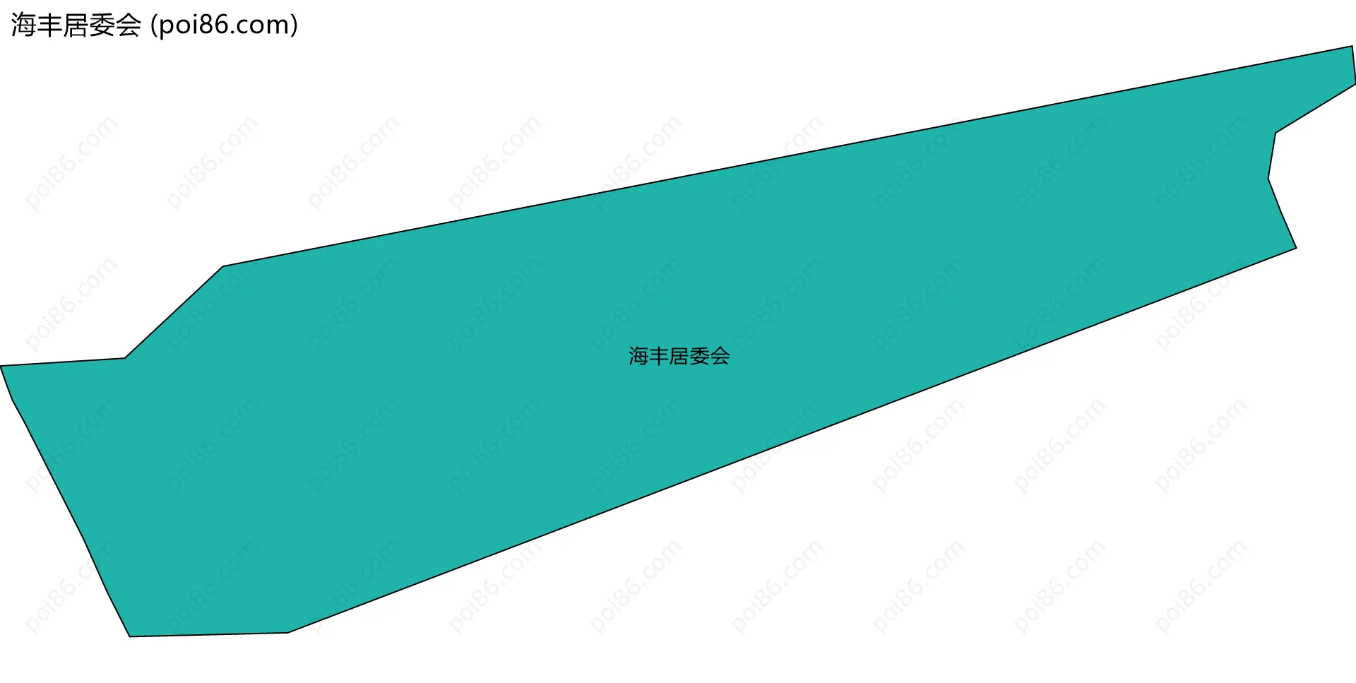 海丰居委会边界地图