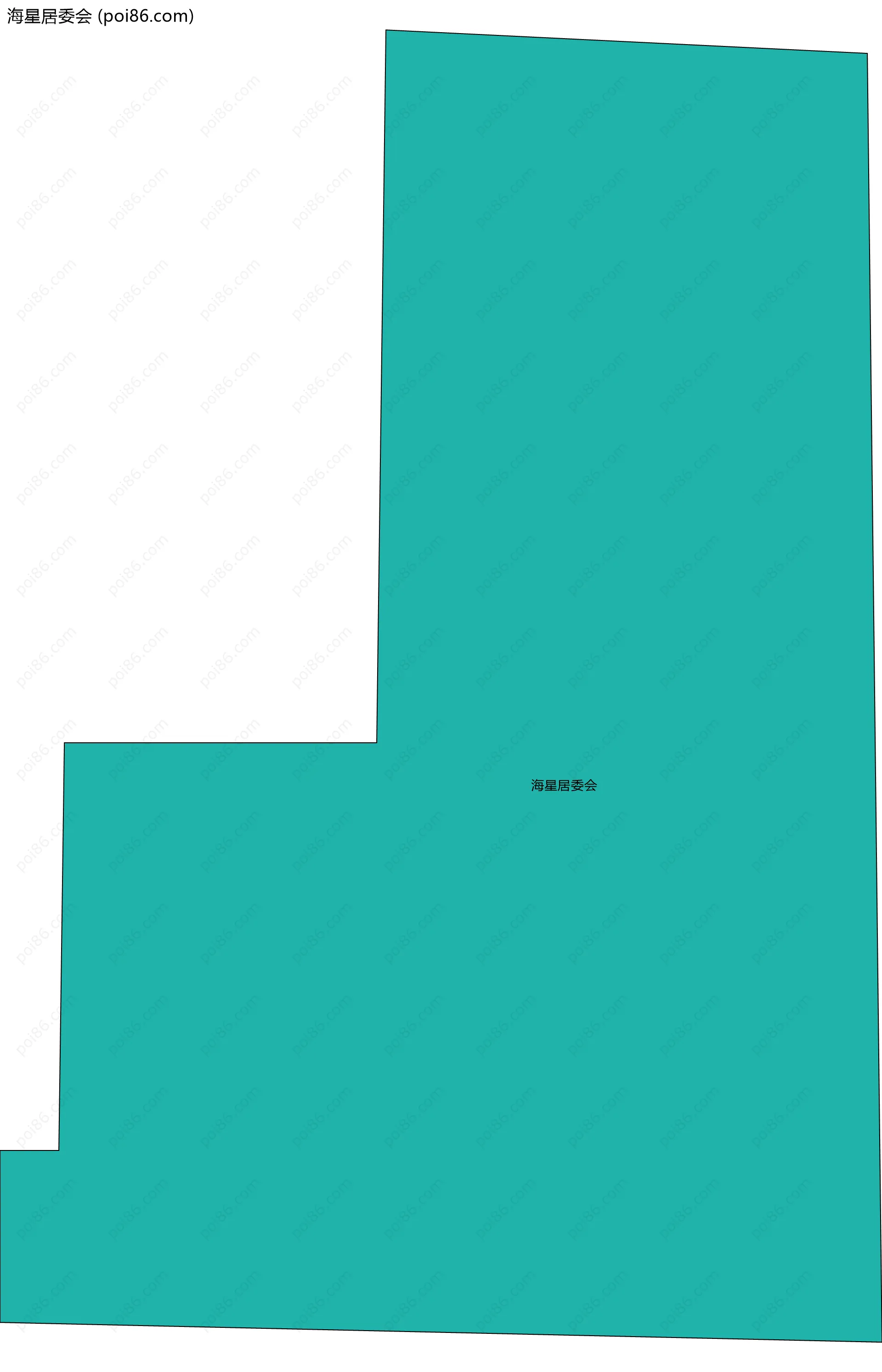 海星居委会边界地图