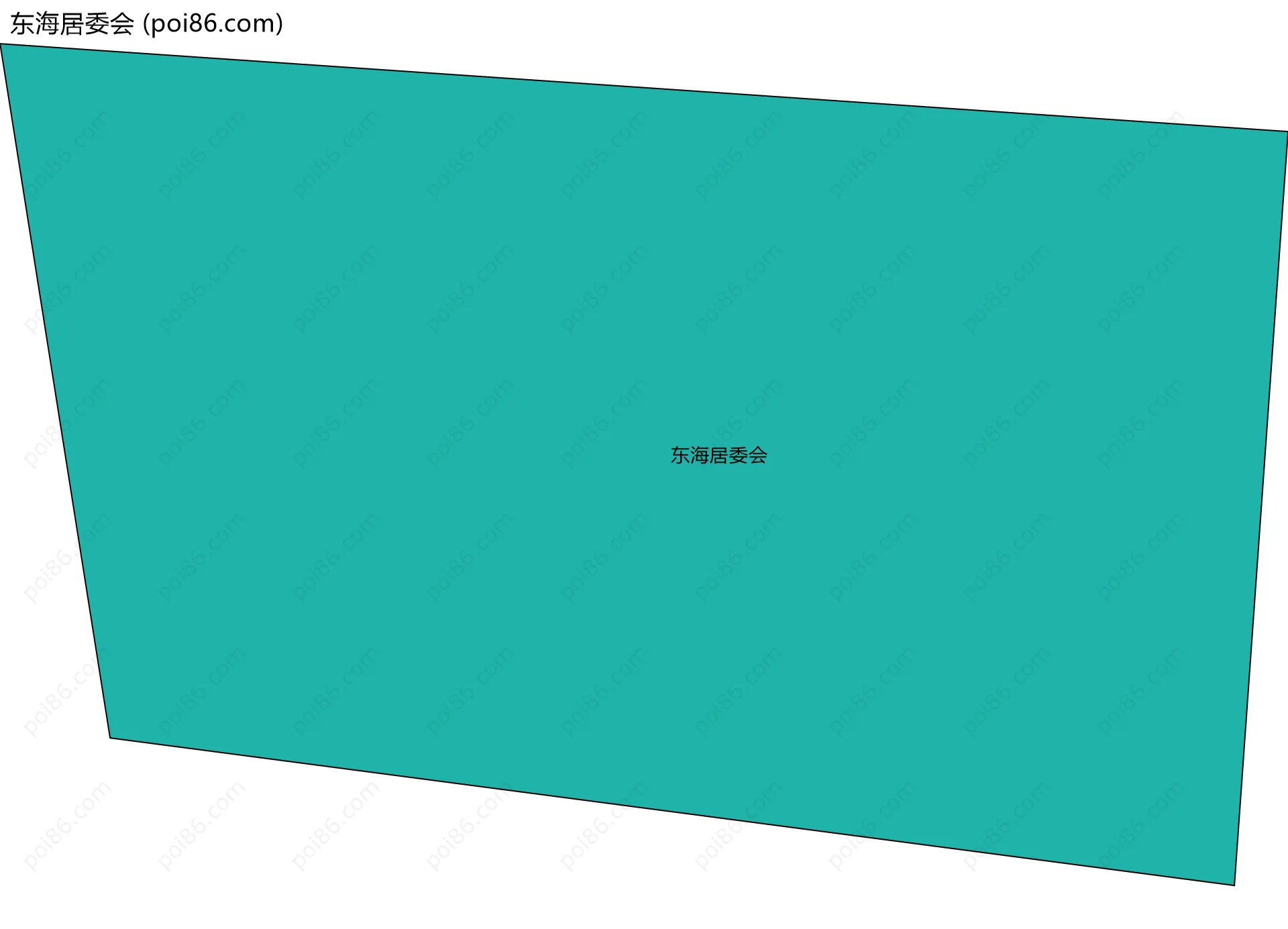 东海居委会边界地图
