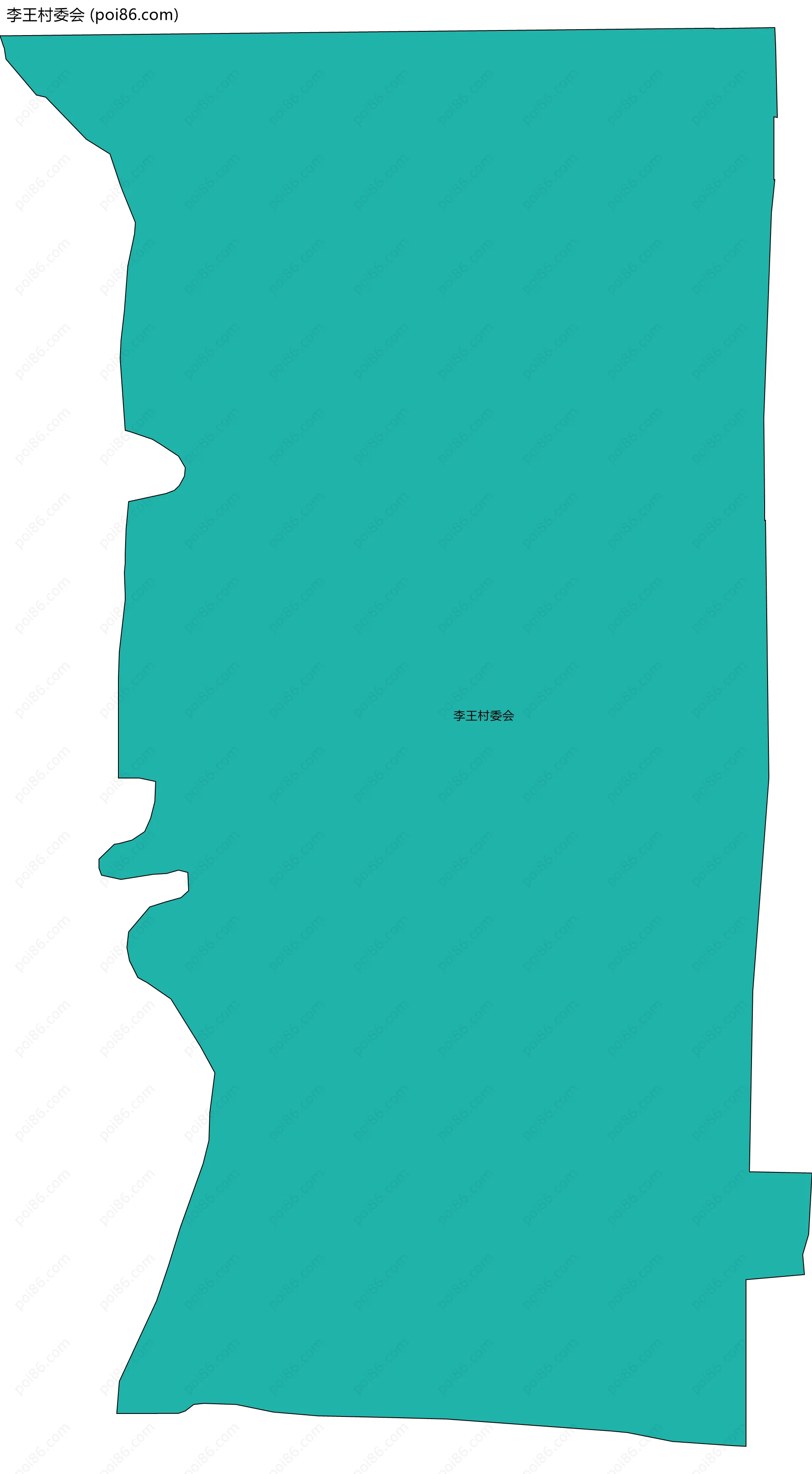 李王村委会边界地图