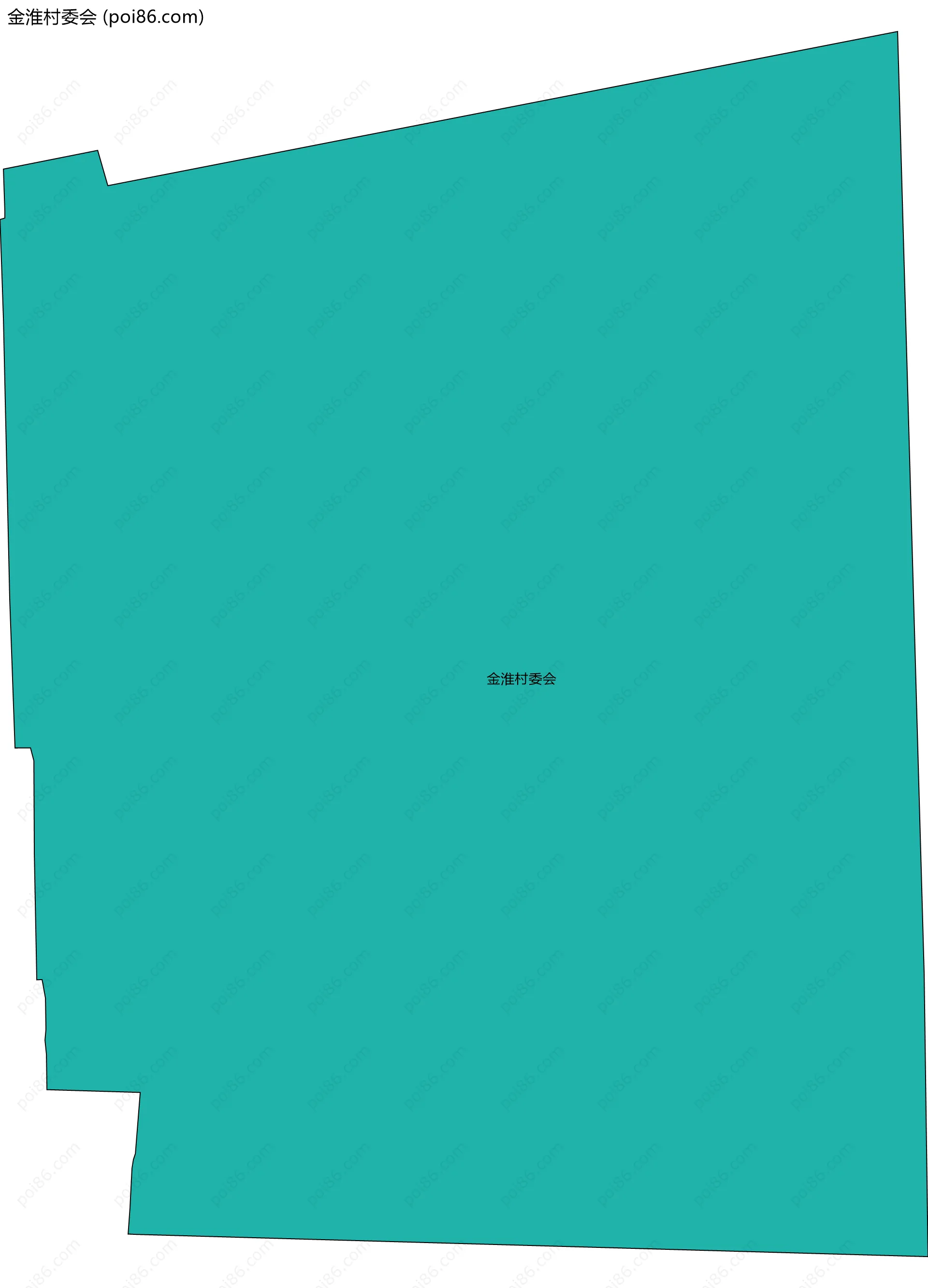 金淮村委会边界地图