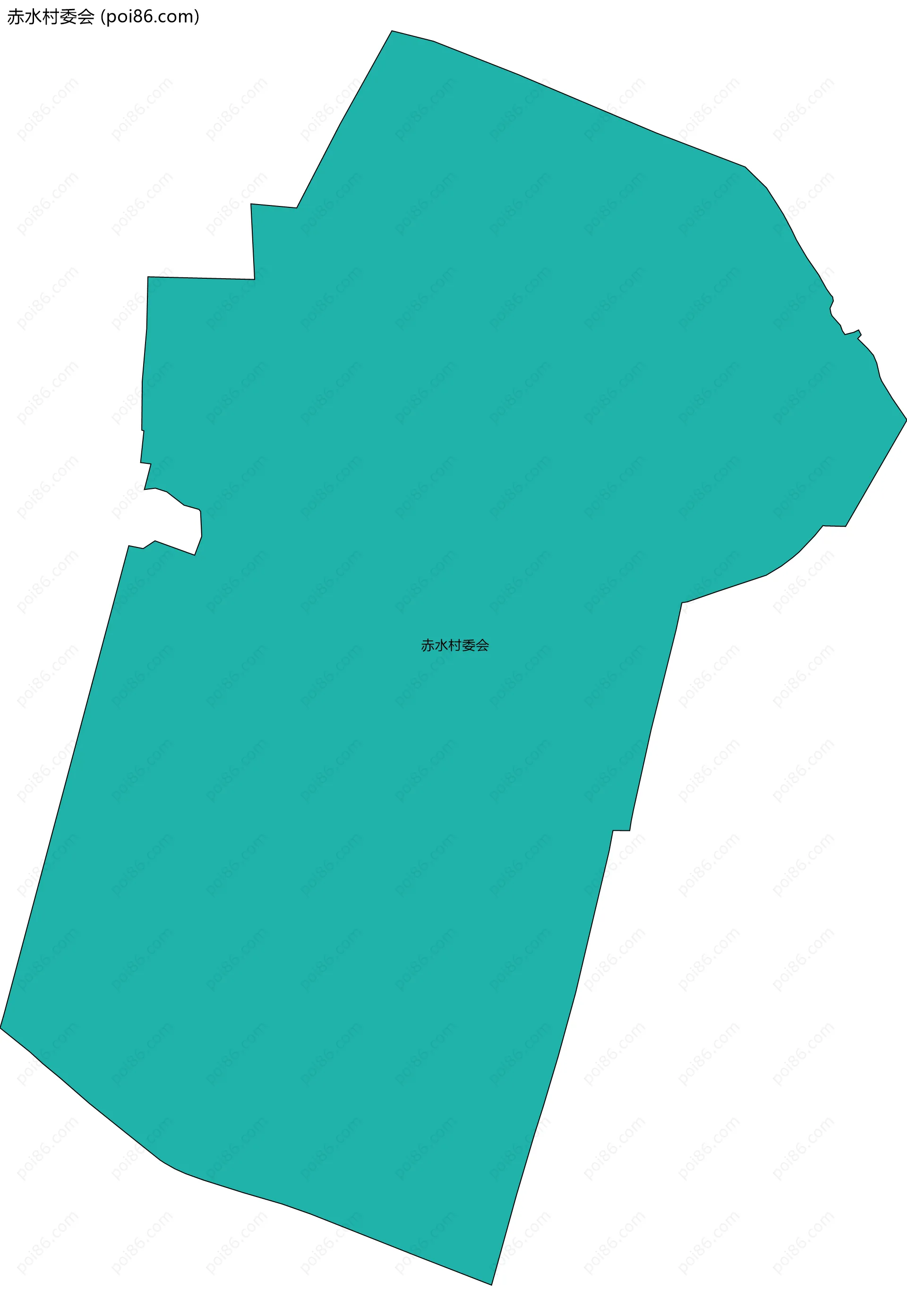 赤水村委会边界地图