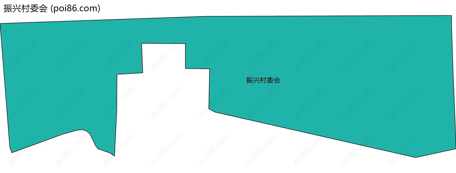 振兴村委会边界地图