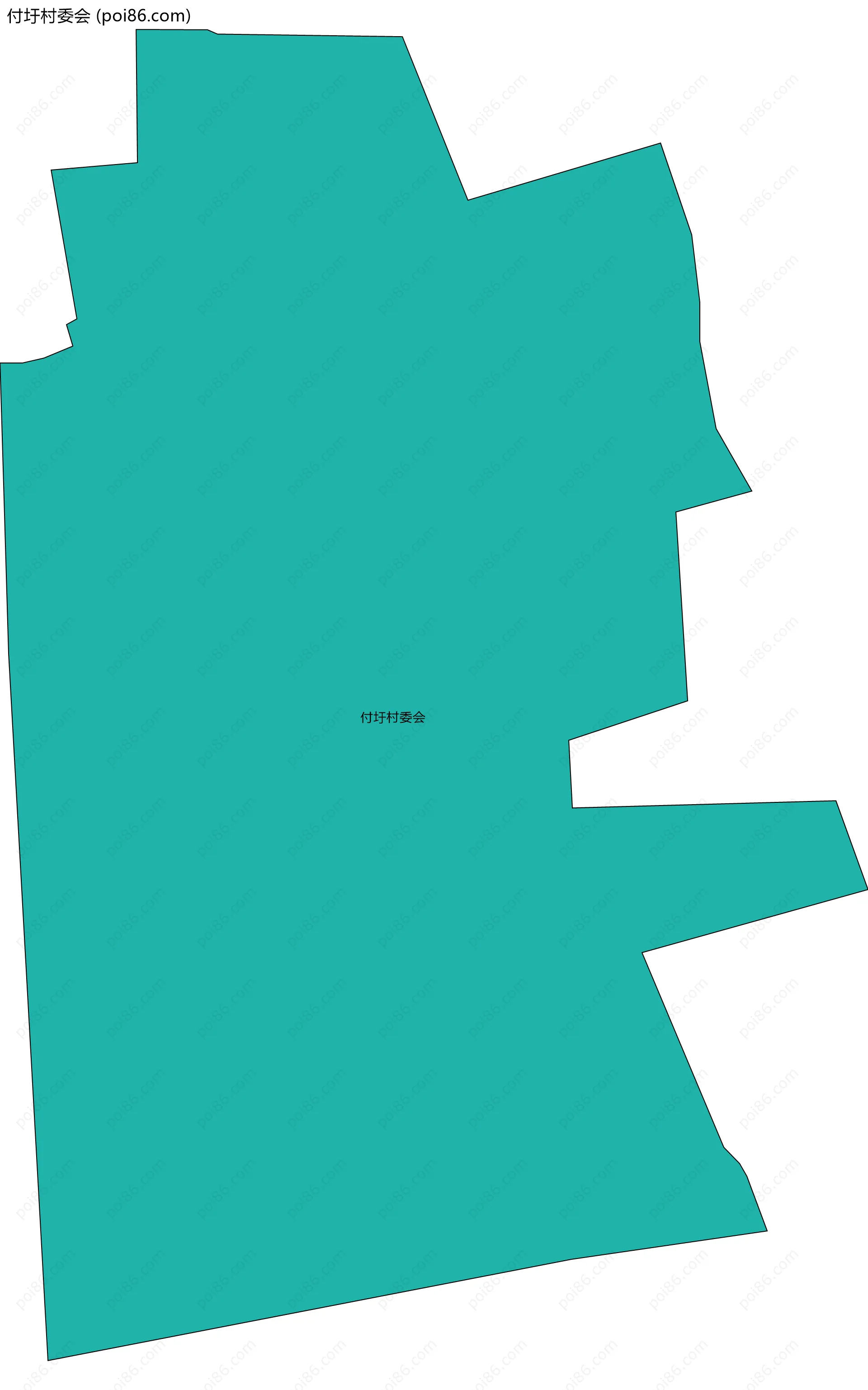 付圩村委会边界地图