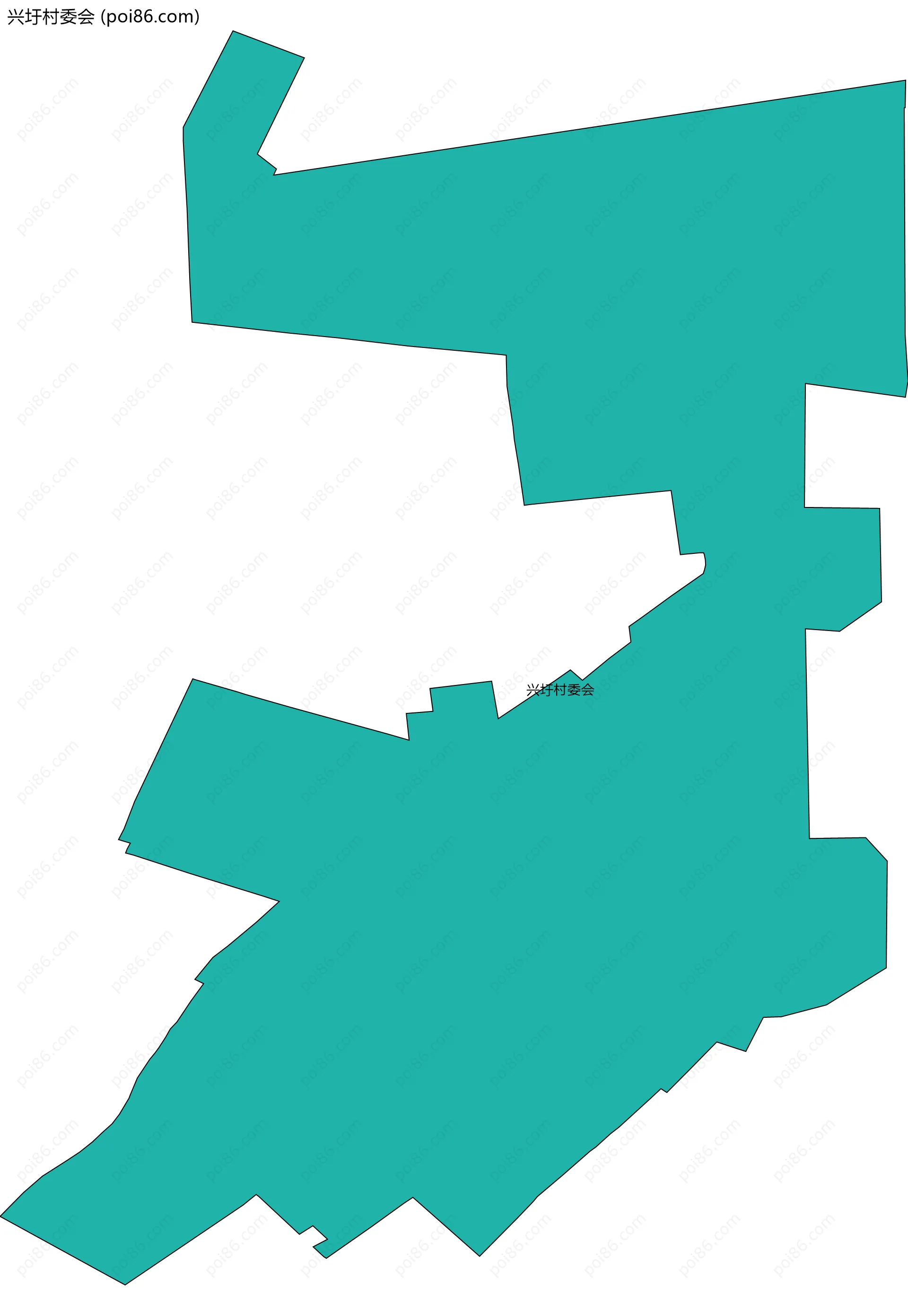 兴圩村委会边界地图