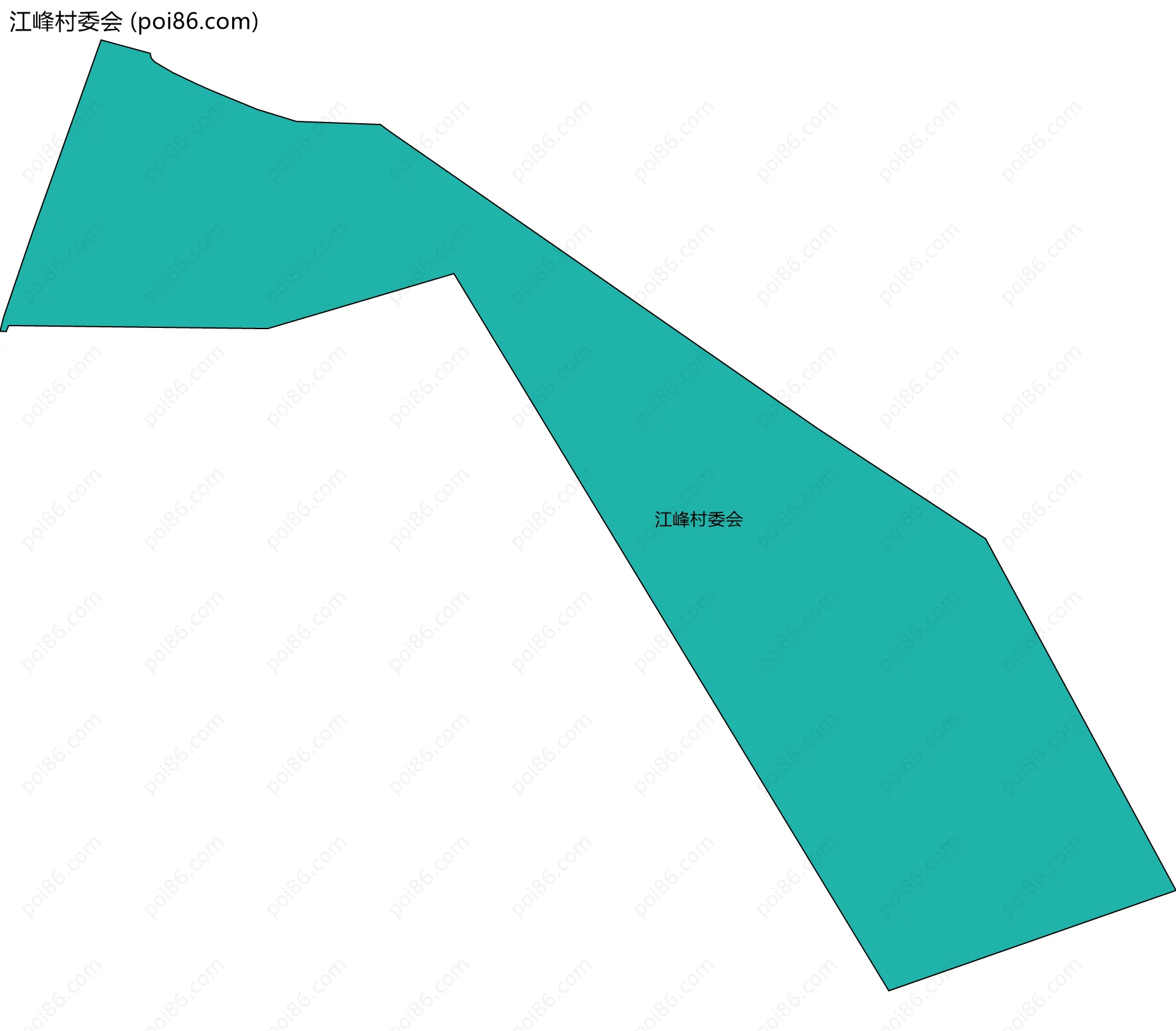 江峰村委会边界地图