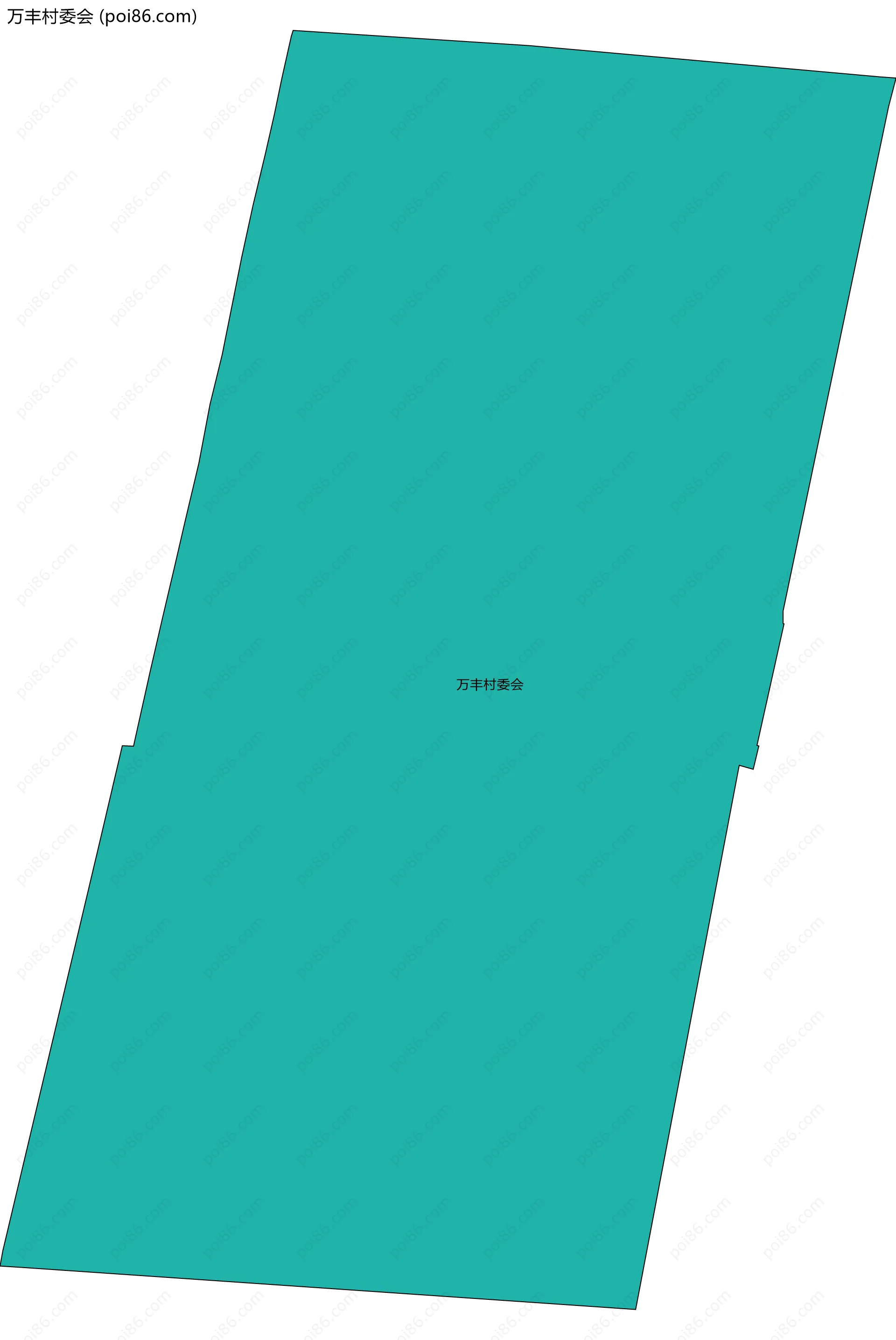 万丰村委会边界地图