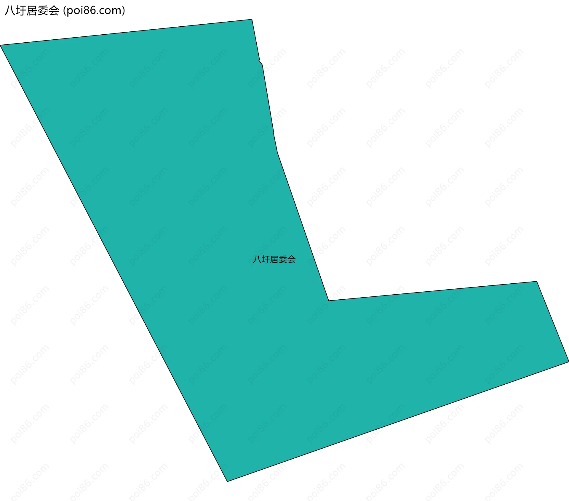 八圩居委会边界地图