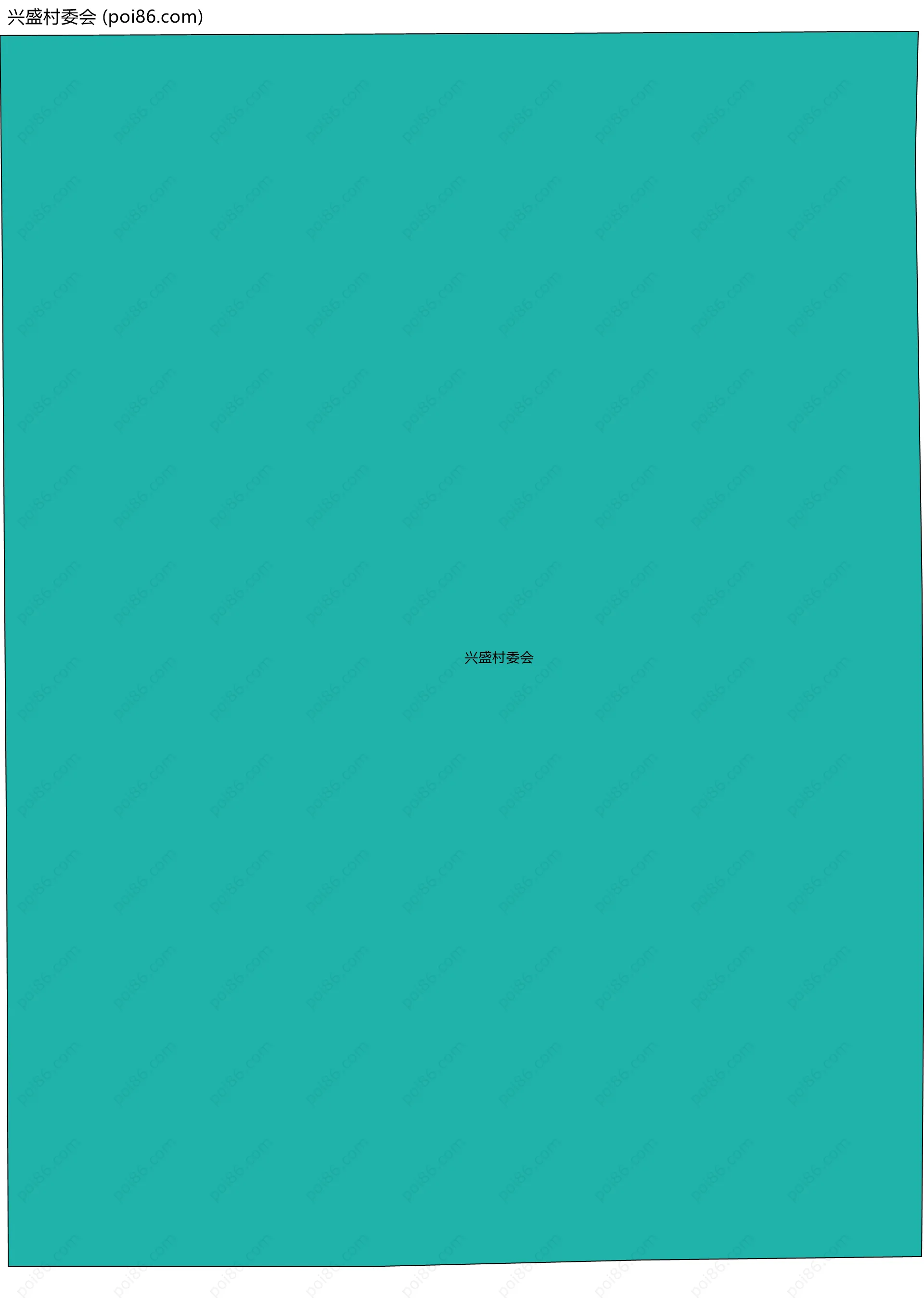 兴盛村委会边界地图